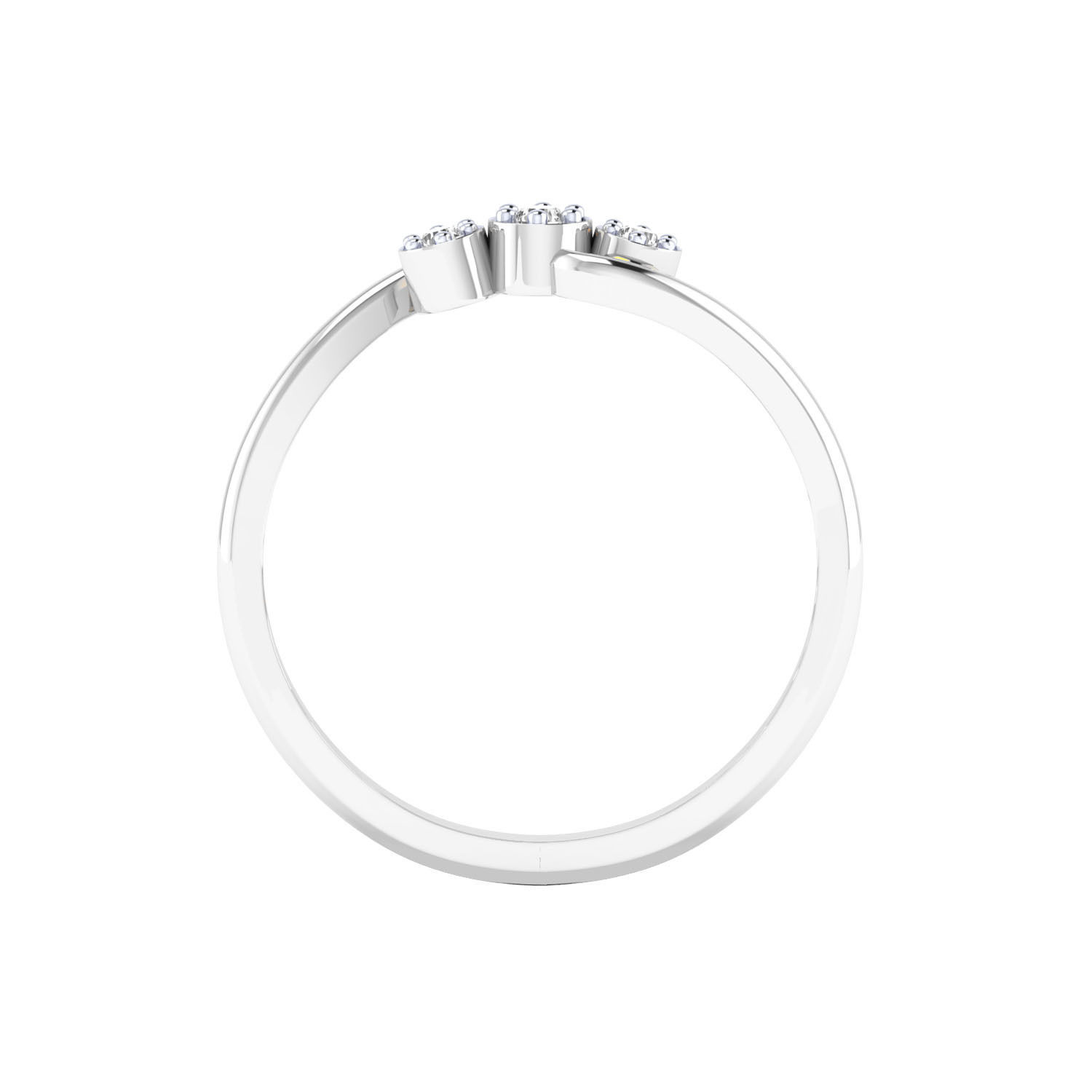 Women Wedding Engagement Ring STL OBJ FBX Renders Details 3D print model_14