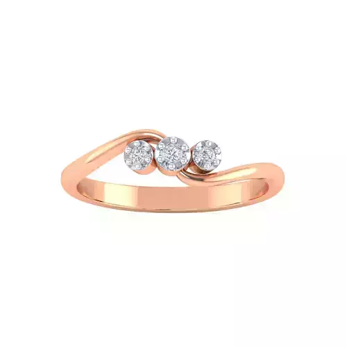 Women Wedding Engagement Ring STL OBJ FBX Renders Details