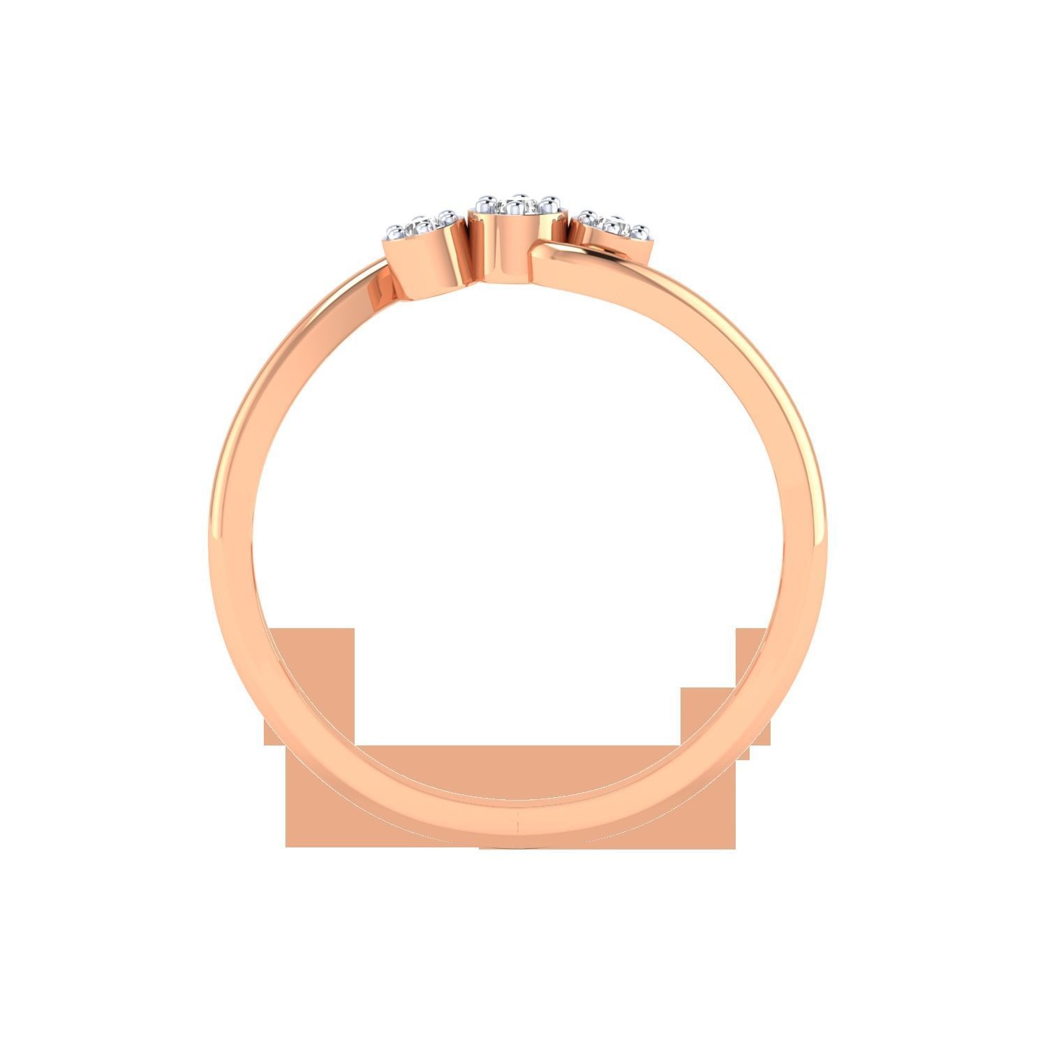 Women Wedding Engagement Ring STL OBJ FBX Renders Details 3D print model_2