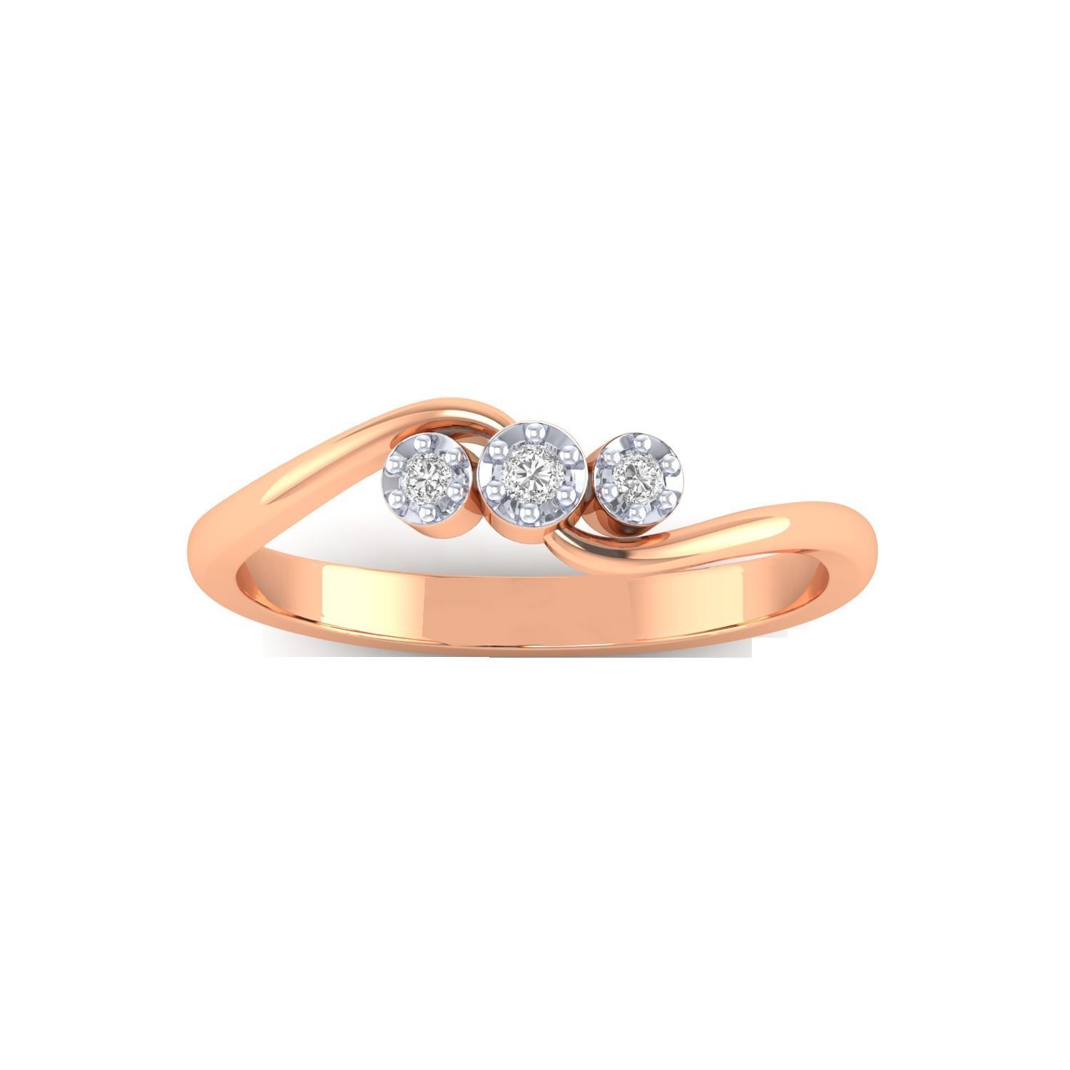 Women Wedding Engagement Ring STL OBJ FBX Renders Details 3D print model_7