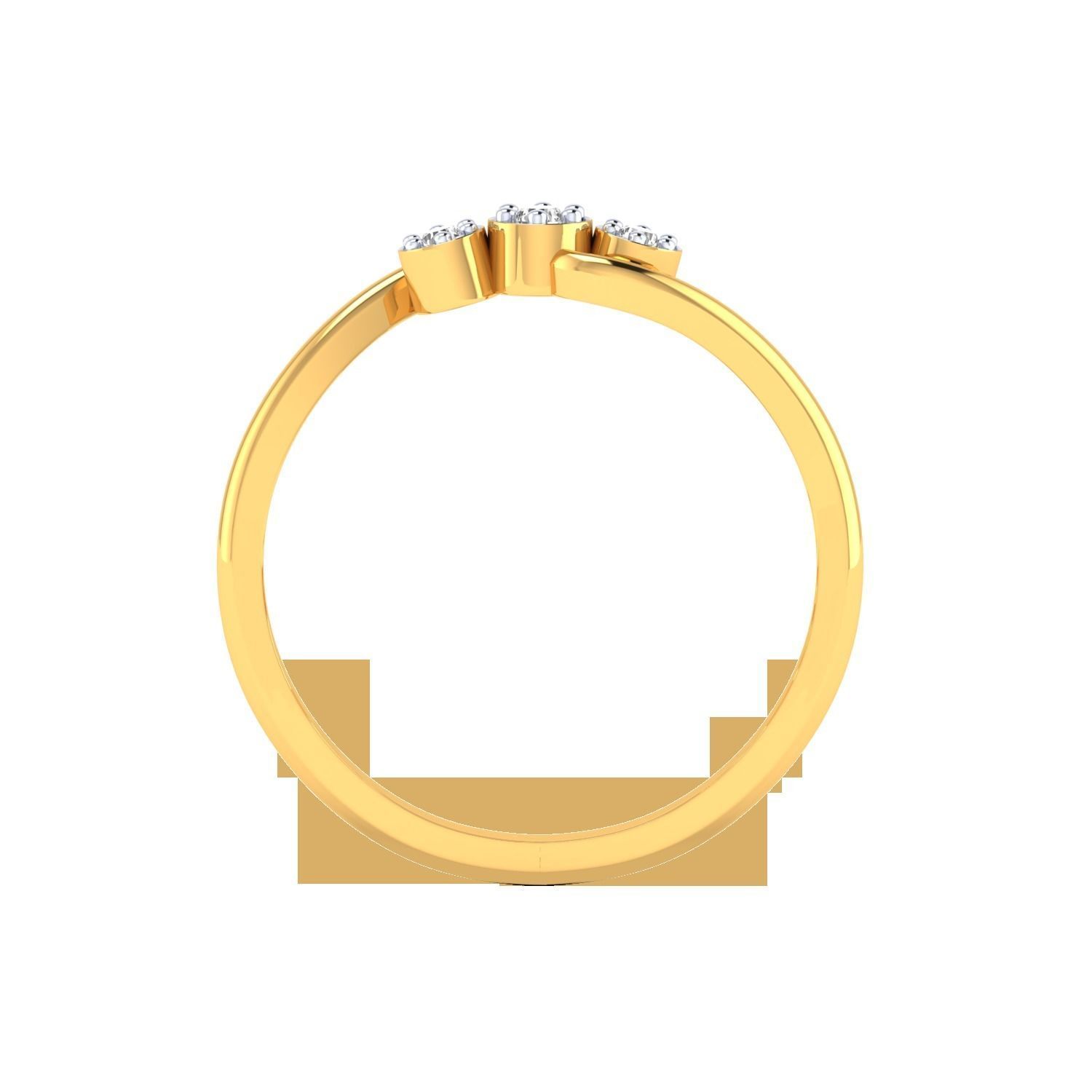 Women Wedding Engagement Ring STL OBJ FBX Renders Details 3D print model_23