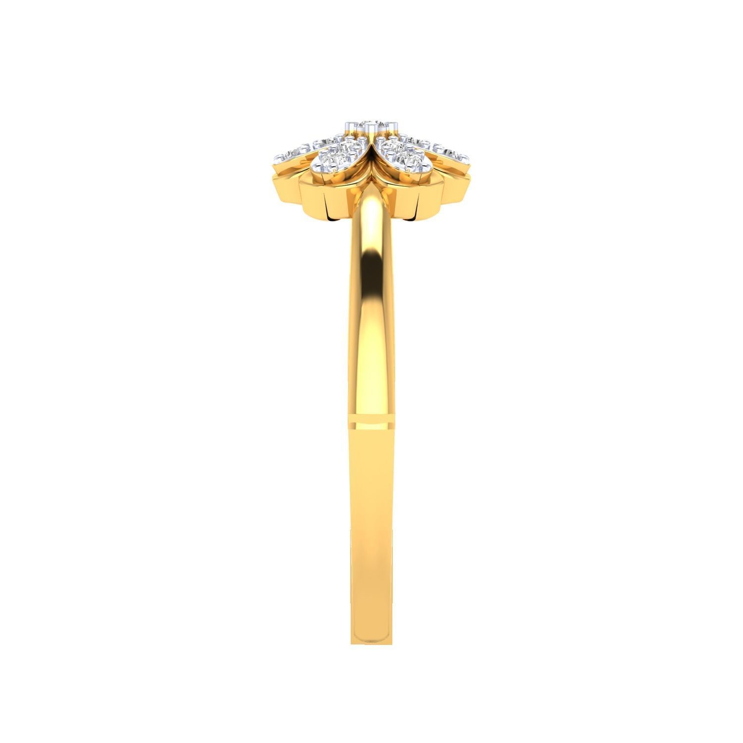 Women Wedding Engagement Ring STL OBJ FBX Renders Details 3D print model_8