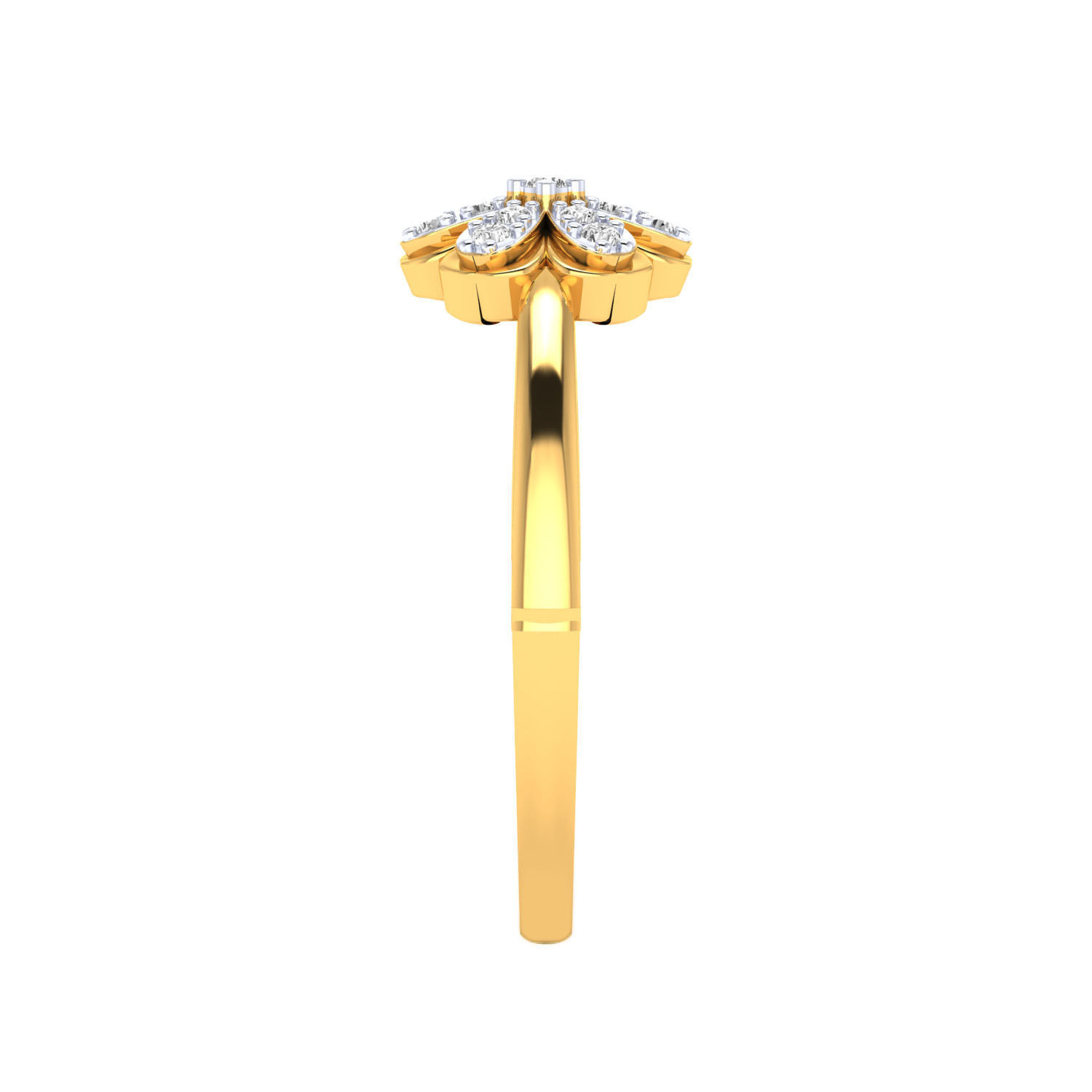 Women Wedding Engagement Ring STL OBJ FBX Renders Details 3D print model_7