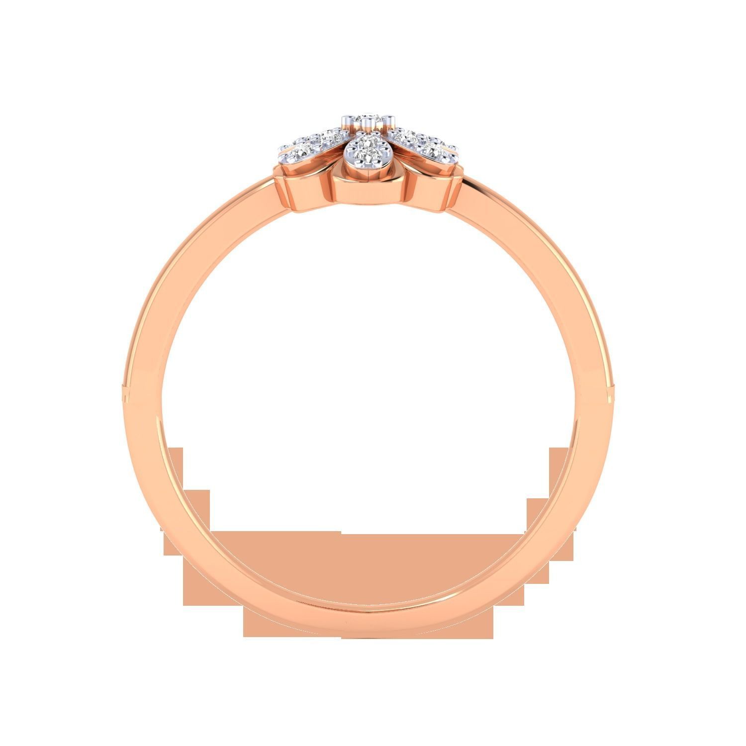 Women Wedding Engagement Ring STL OBJ FBX Renders Details 3D print model_10