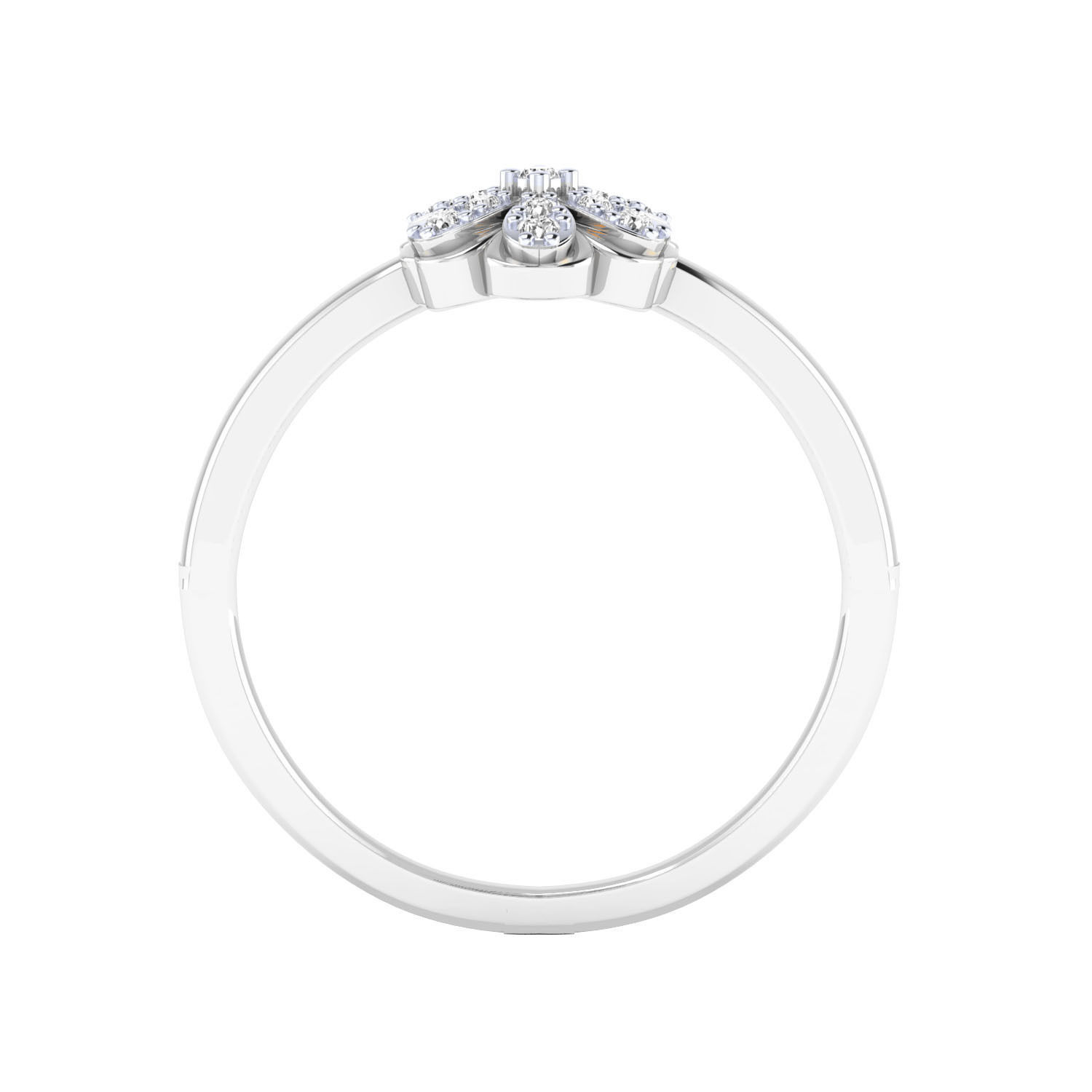 Women Wedding Engagement Ring STL OBJ FBX Renders Details 3D print model_20