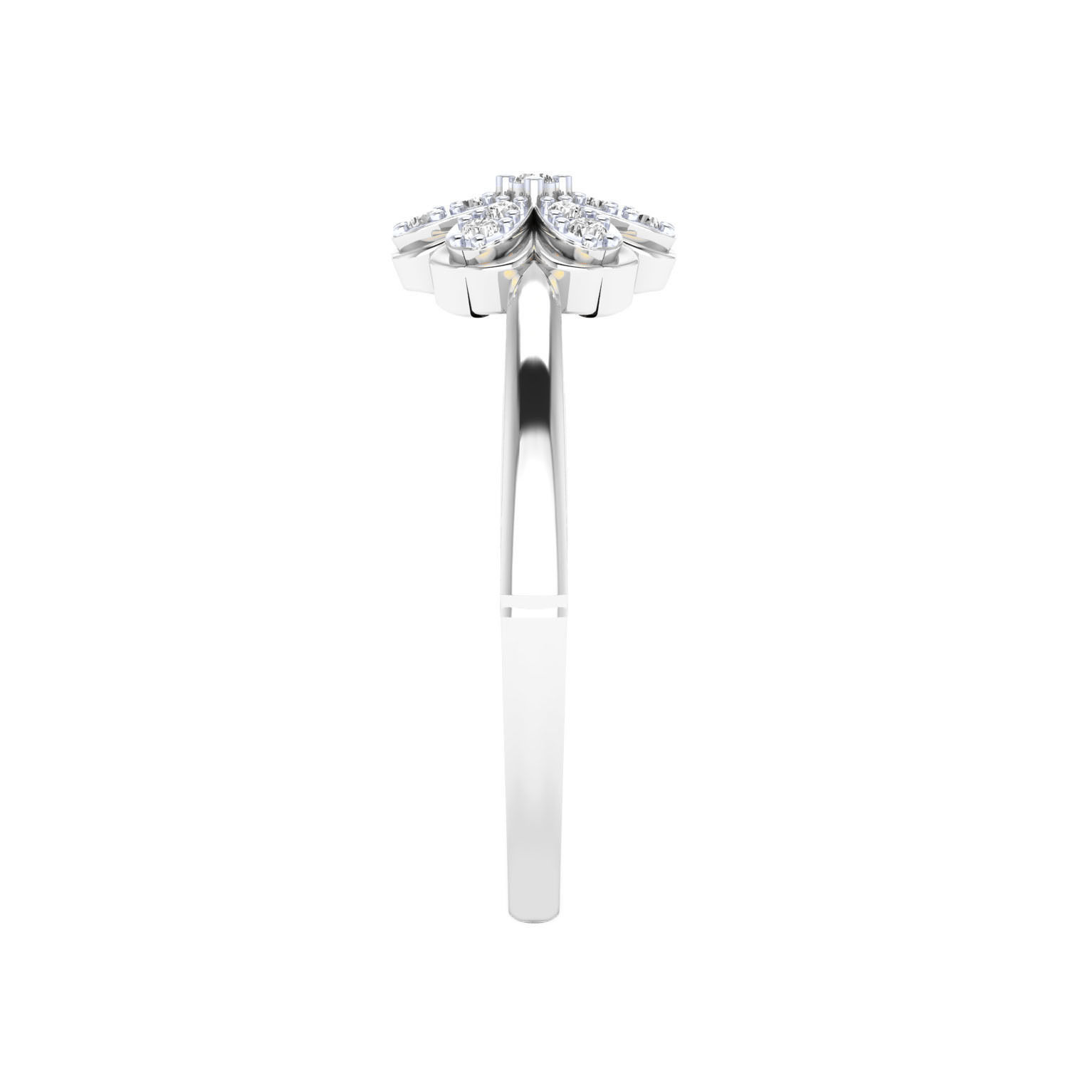 Women Wedding Engagement Ring STL OBJ FBX Renders Details 3D print model_16