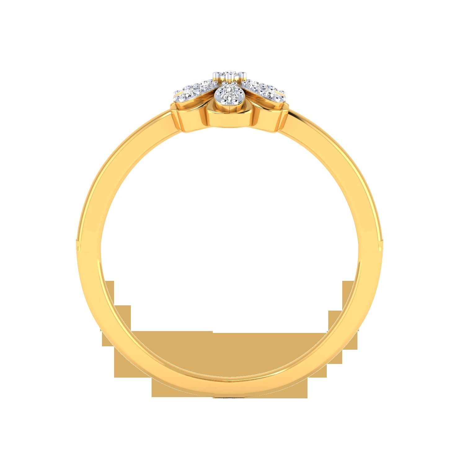 Women Wedding Engagement Ring STL OBJ FBX Renders Details 3D print model_23