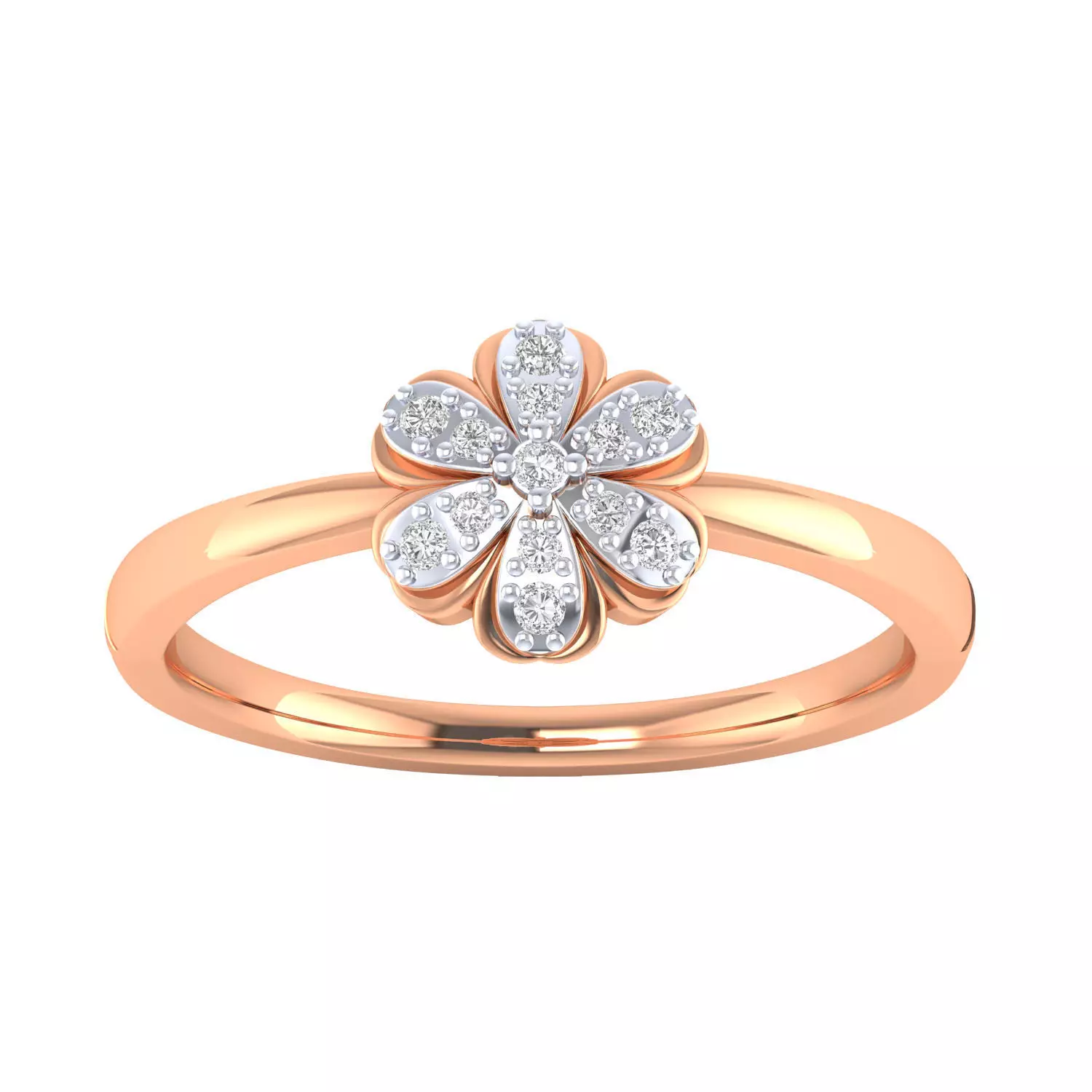 Women Wedding Engagement Ring STL OBJ FBX Renders Details 3D print model_0