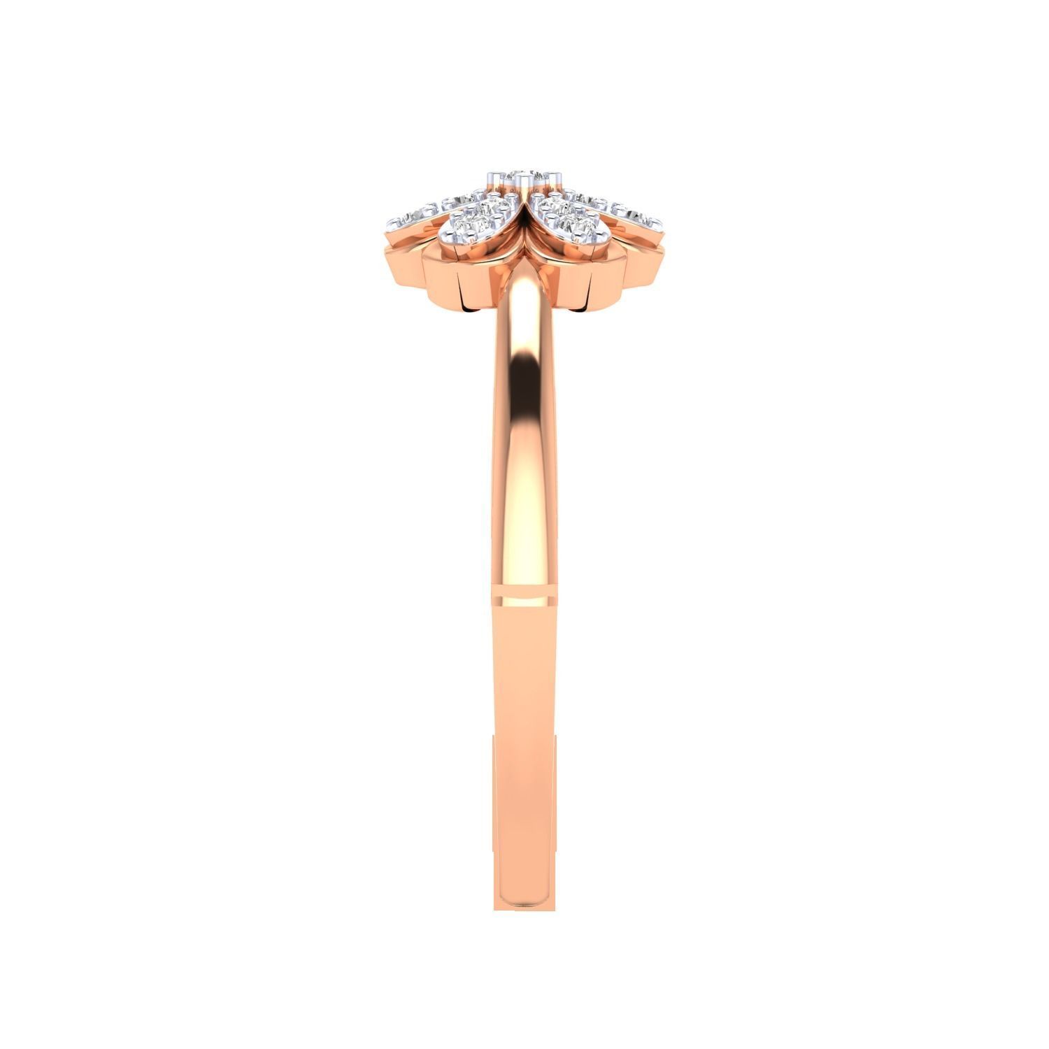 Women Wedding Engagement Ring STL OBJ FBX Renders Details 3D print model_6