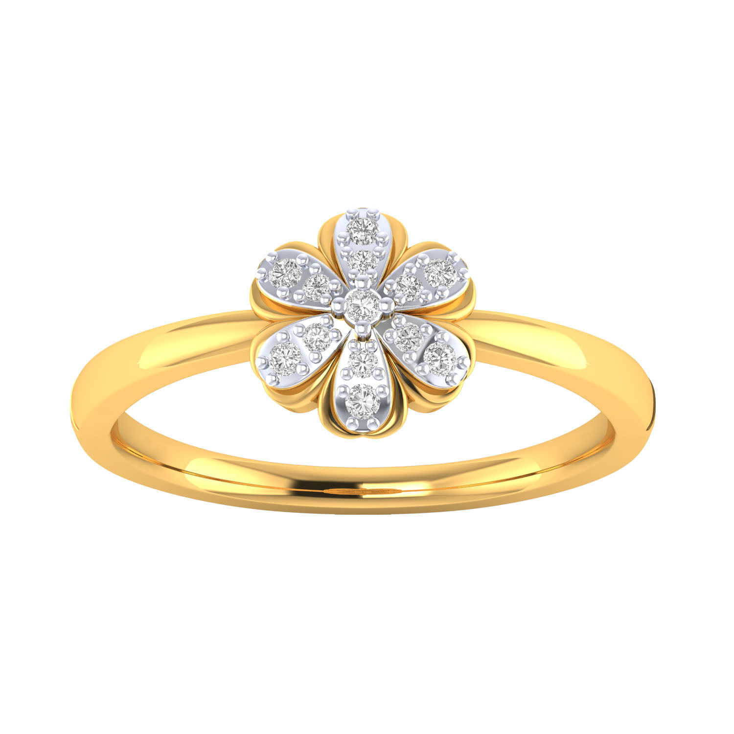 Women Wedding Engagement Ring STL OBJ FBX Renders Details 3D print model_12