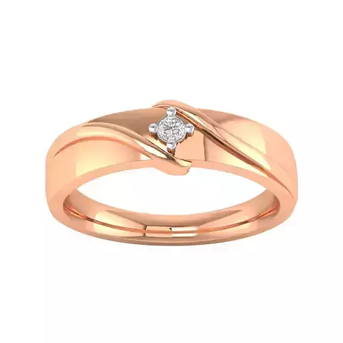 Women Solitaire Engagement Ring STL OBJ FBX Renders Details