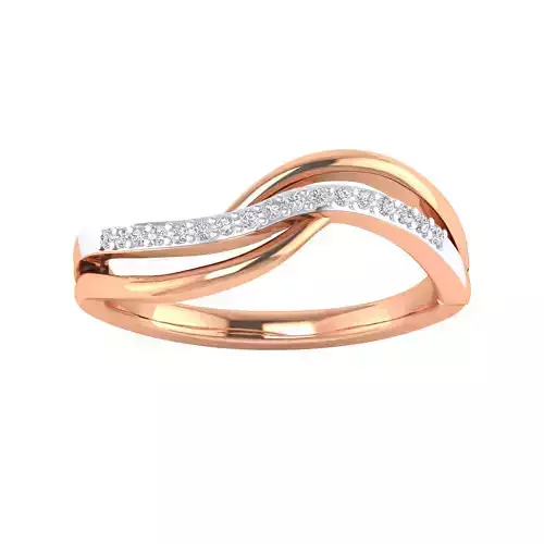 Women Wedding Engagement Ring STL OBJ FBX Renders Details