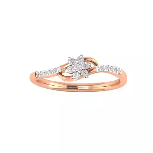 Women Wedding Engagement Ring STL OBJ FBX Renders Details