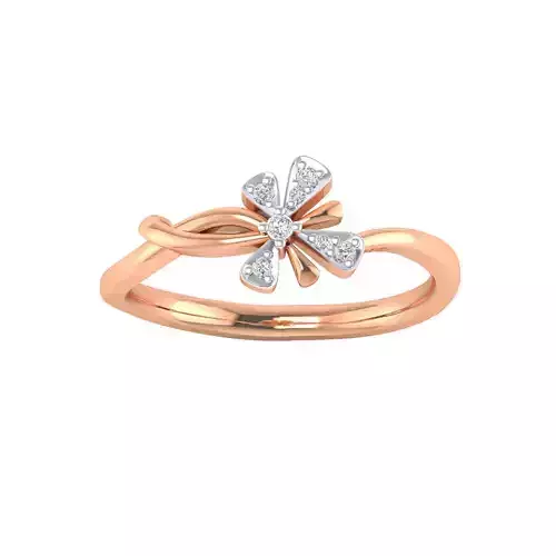 Women Wedding Engagement Ring STL OBJ FBX Renders Details