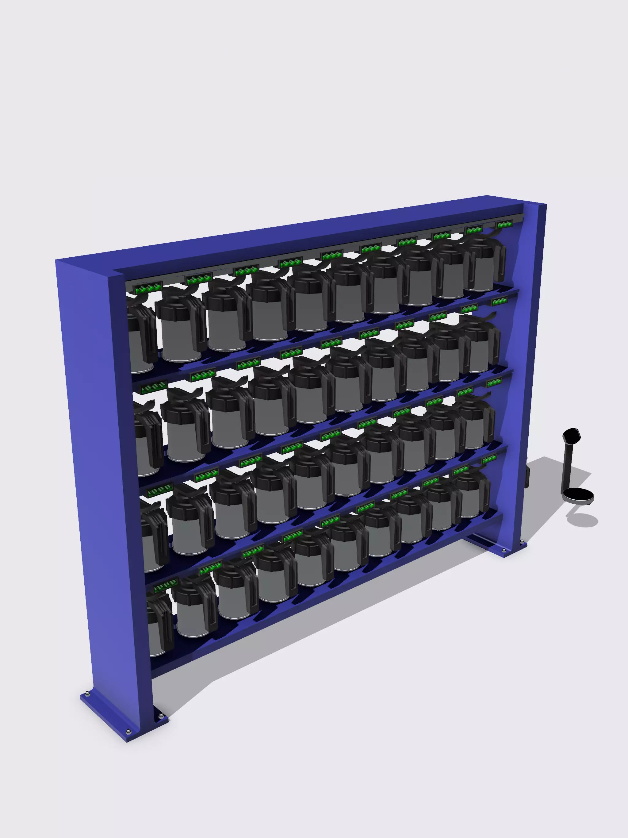 PAINT BOOTH MIXING STATION AUTOMOTIVE FOR DIORAMA 3D print model_0