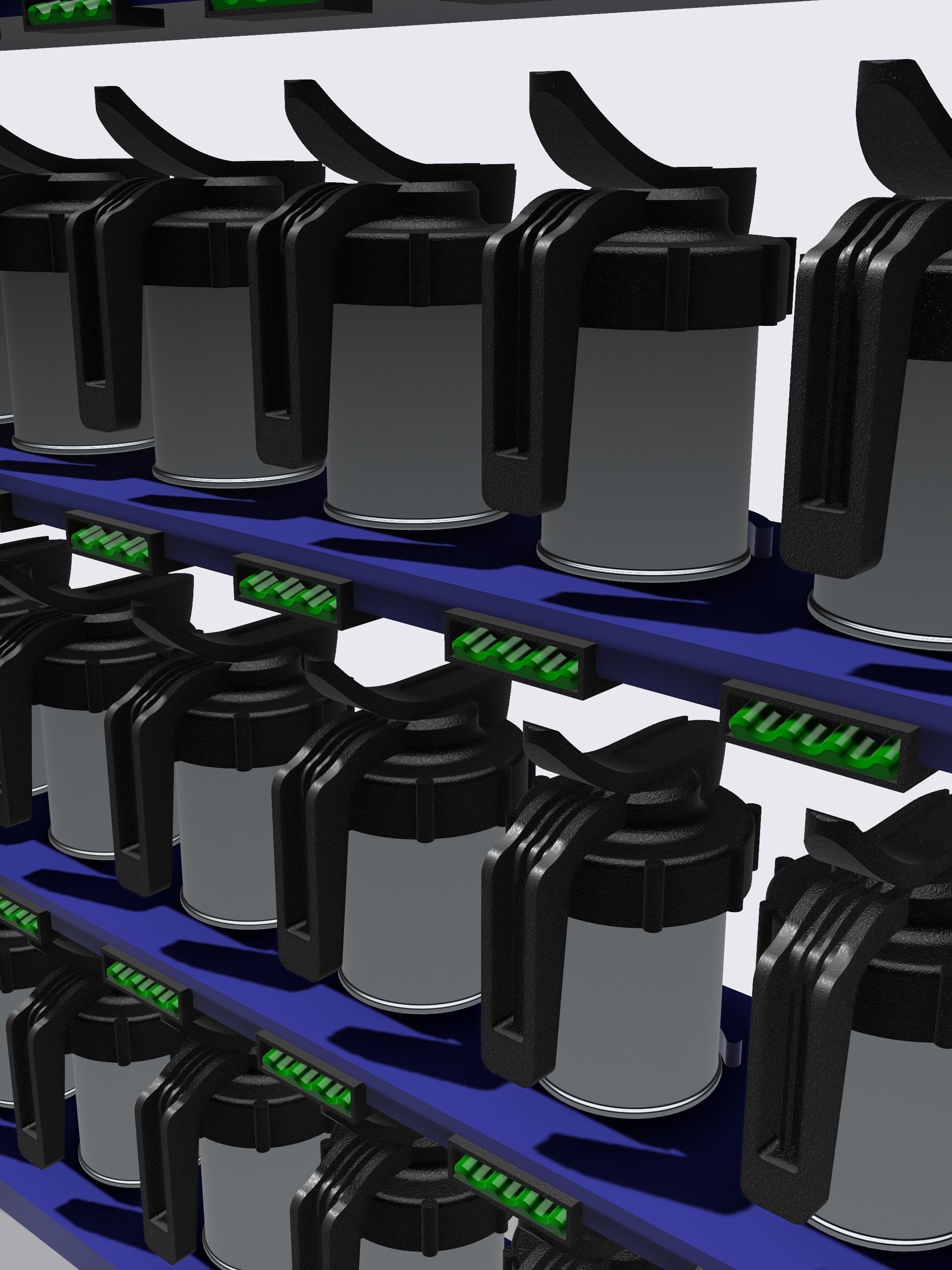 PAINT BOOTH MIXING STATION AUTOMOTIVE FOR DIORAMA 3D print model_3