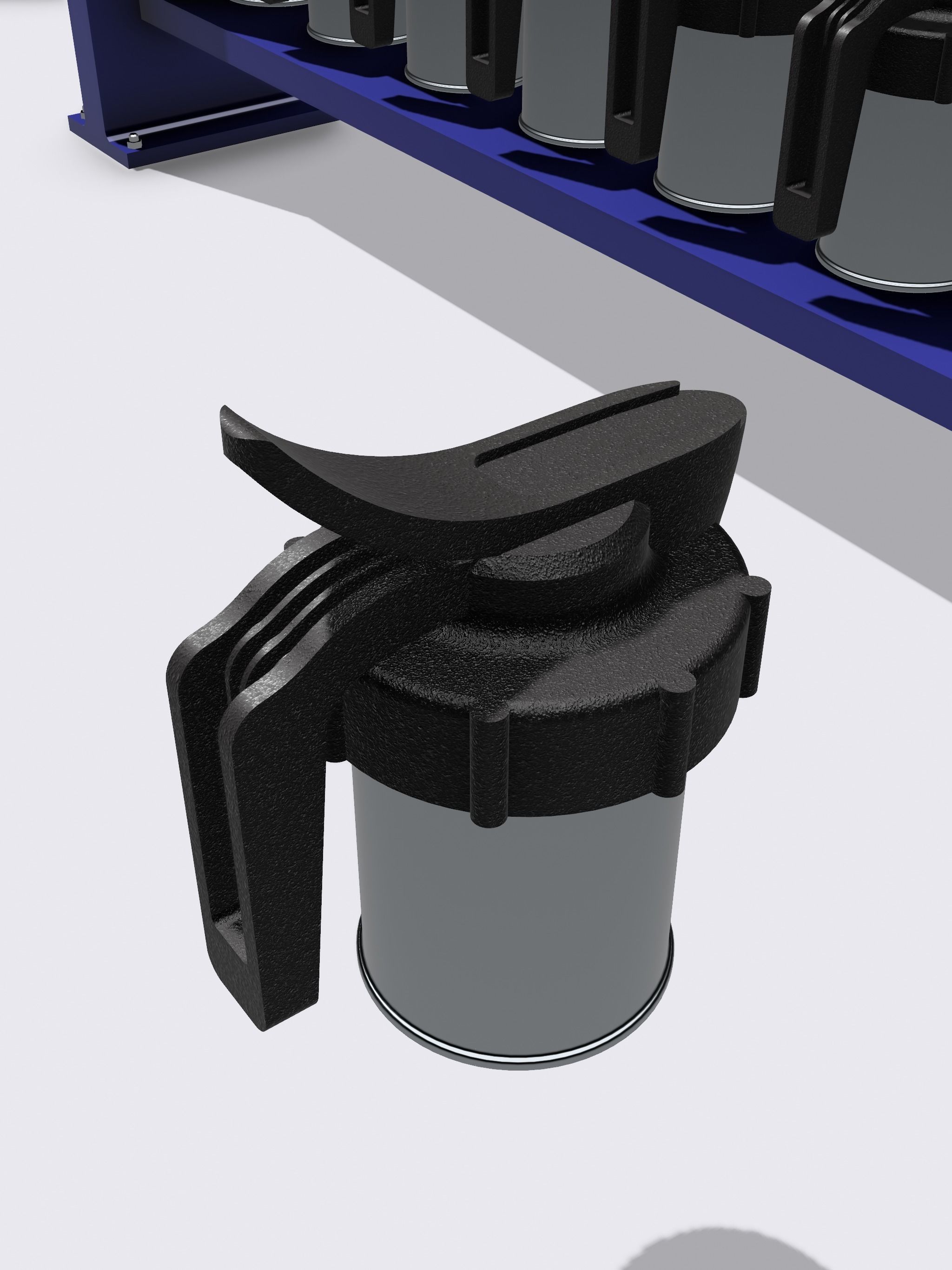 PAINT BOOTH MIXING STATION AUTOMOTIVE FOR DIORAMA 3D print model_9