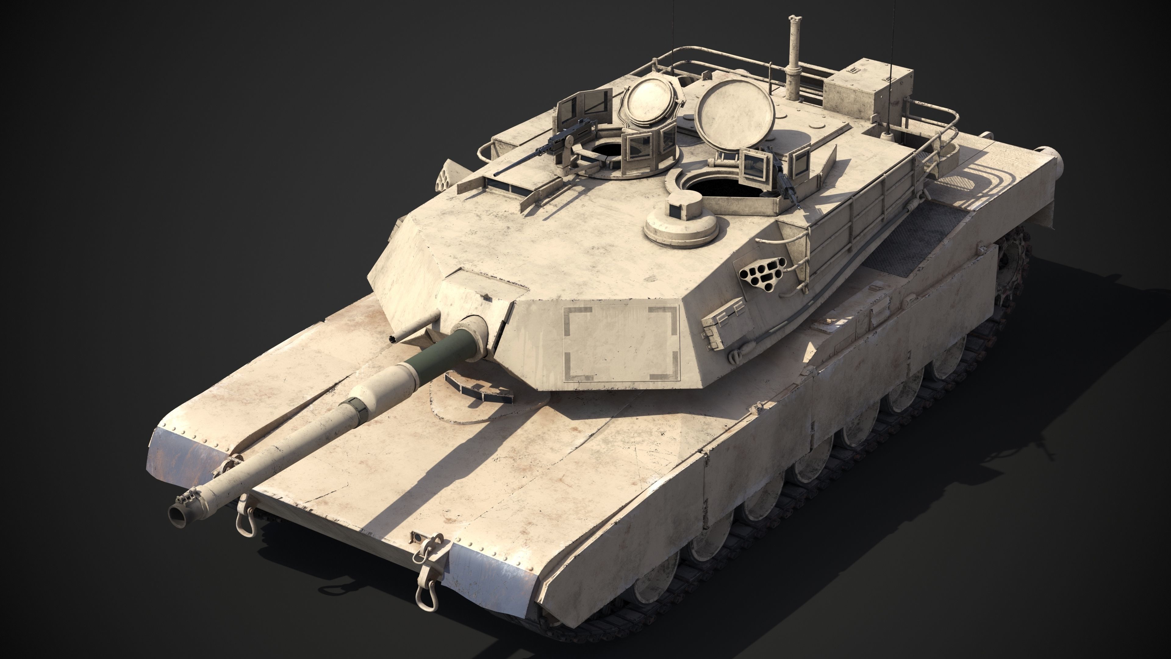 M1A2 Abrams Rigged 3D model_19