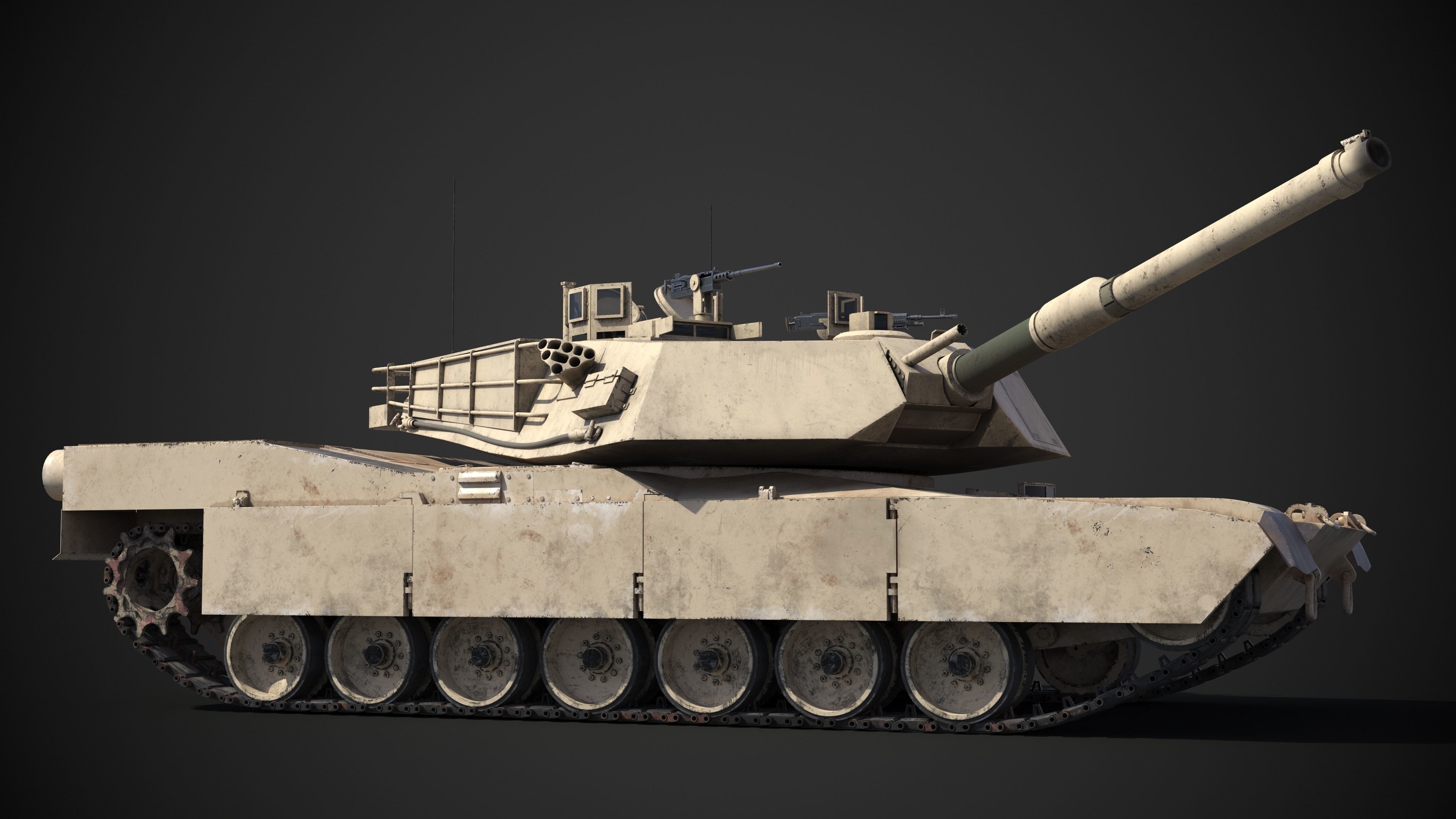 M1A2 Abrams Rigged 3D model_24