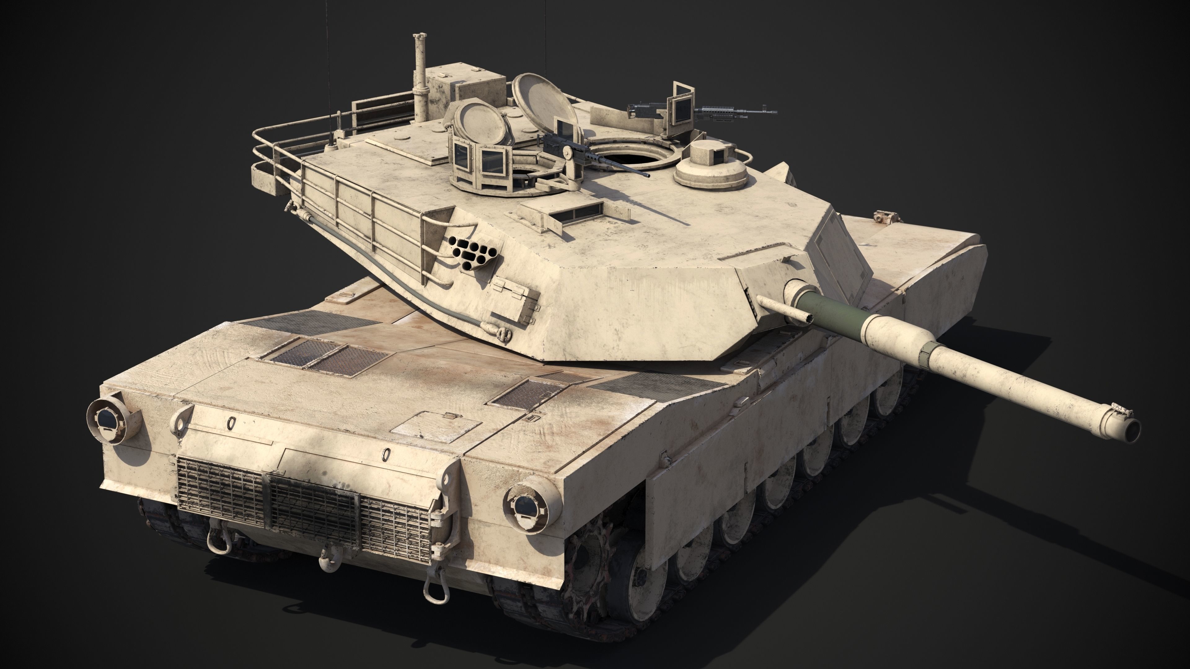 M1A2 Abrams Rigged 3D model_13