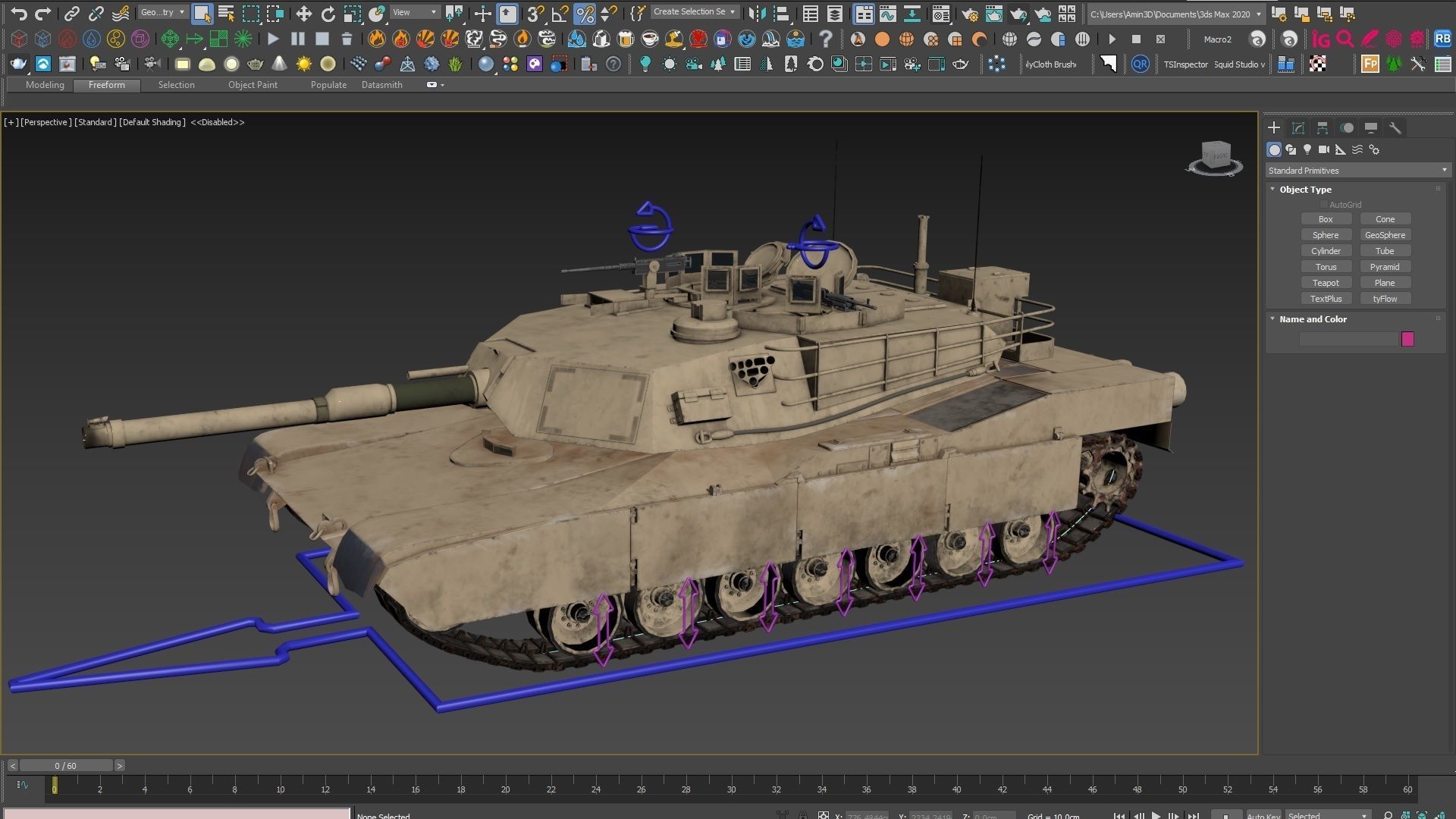 M1A2 Abrams Rigged 3D model_33