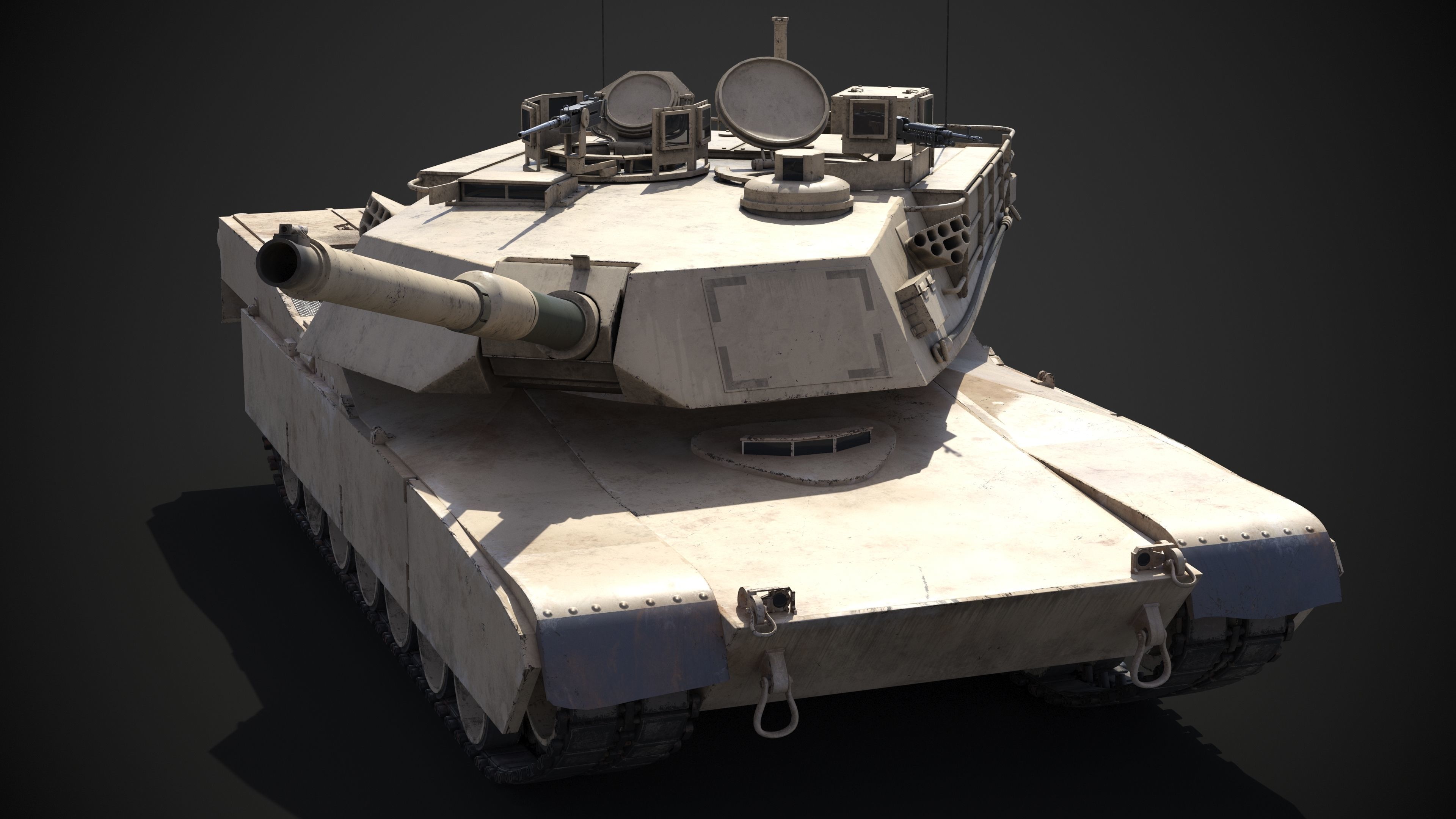 M1A2 Abrams Rigged 3D model_25