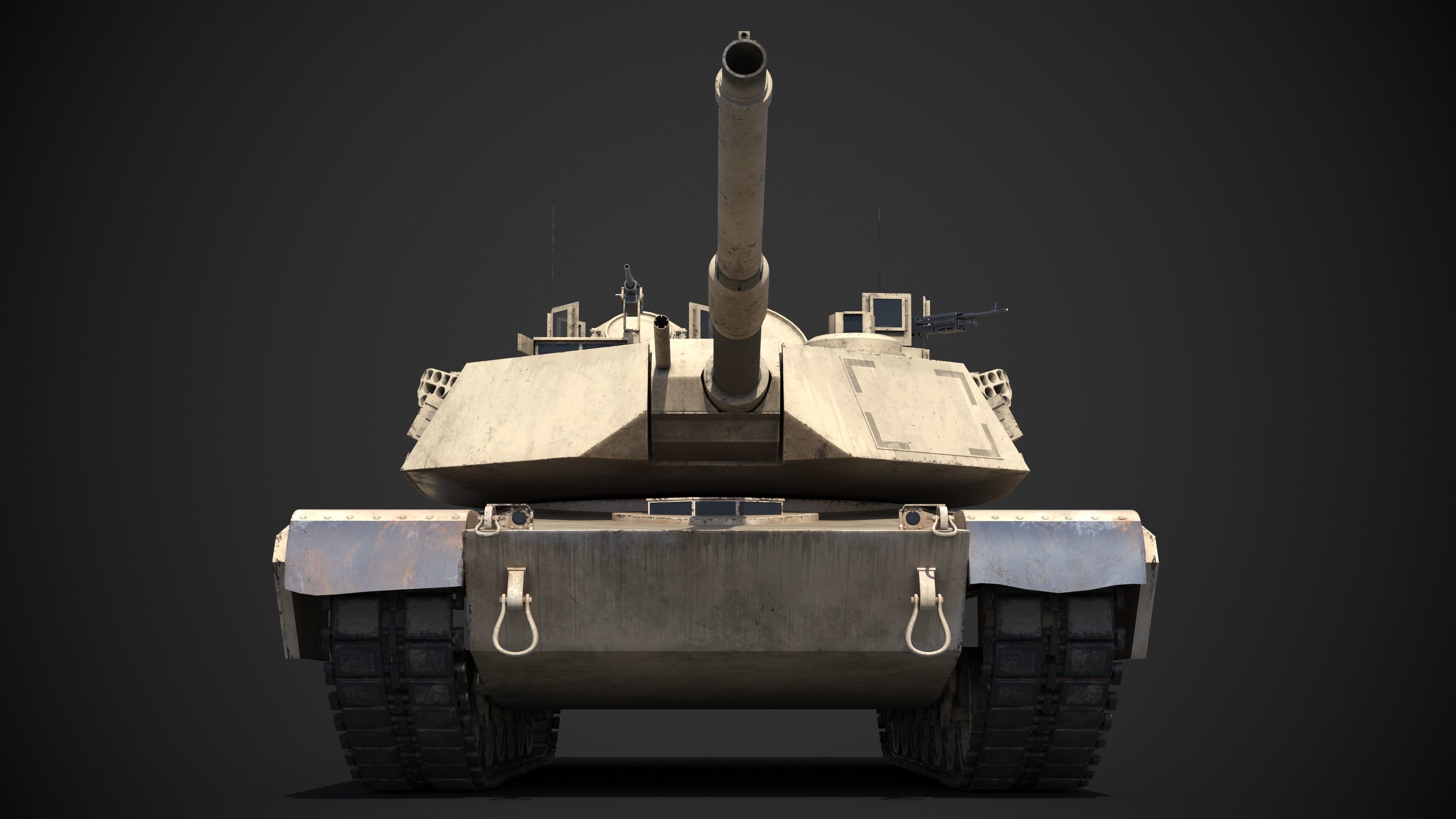 M1A2 Abrams Rigged 3D model_28