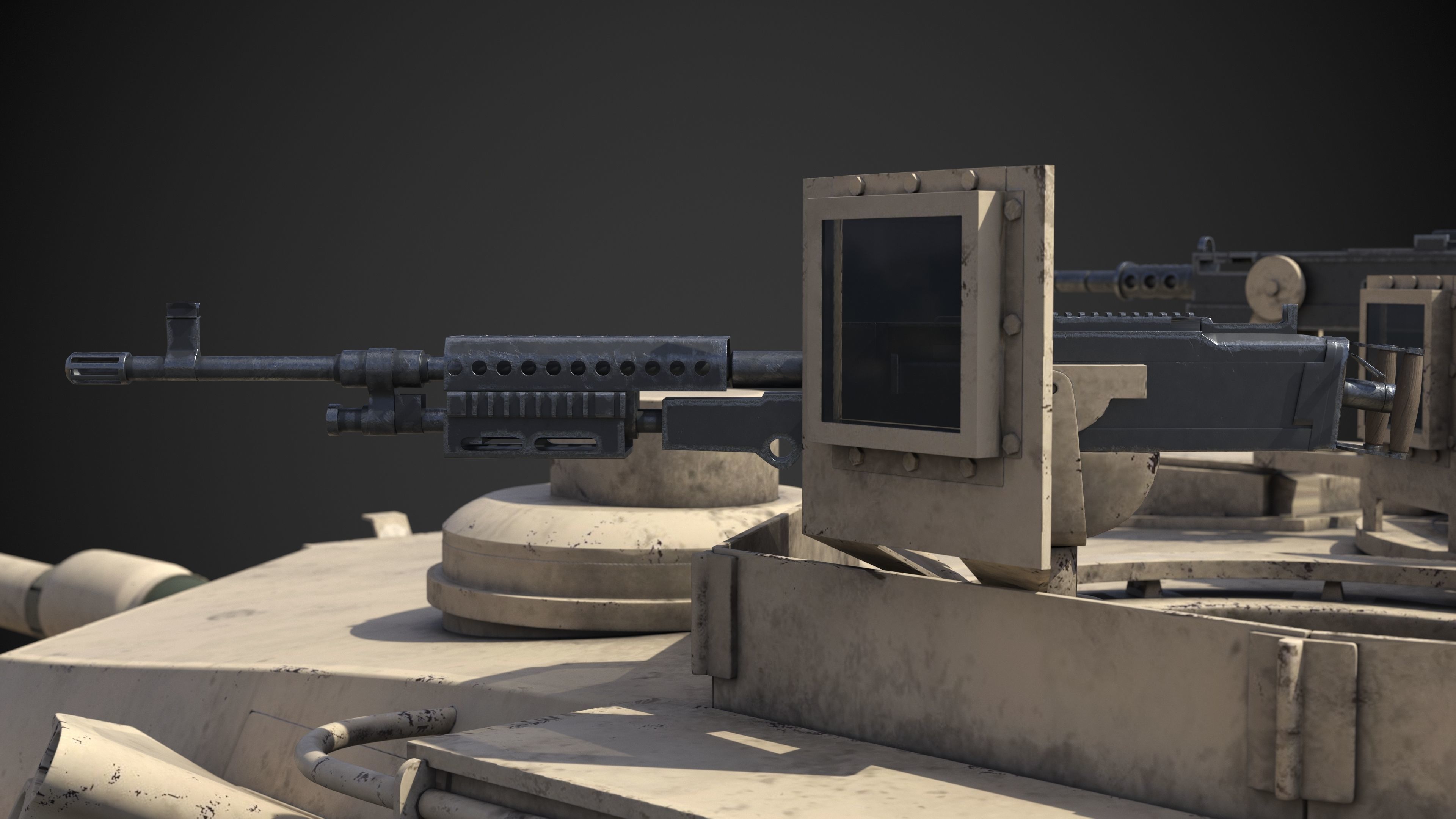 M1A2 Abrams Rigged 3D model_23