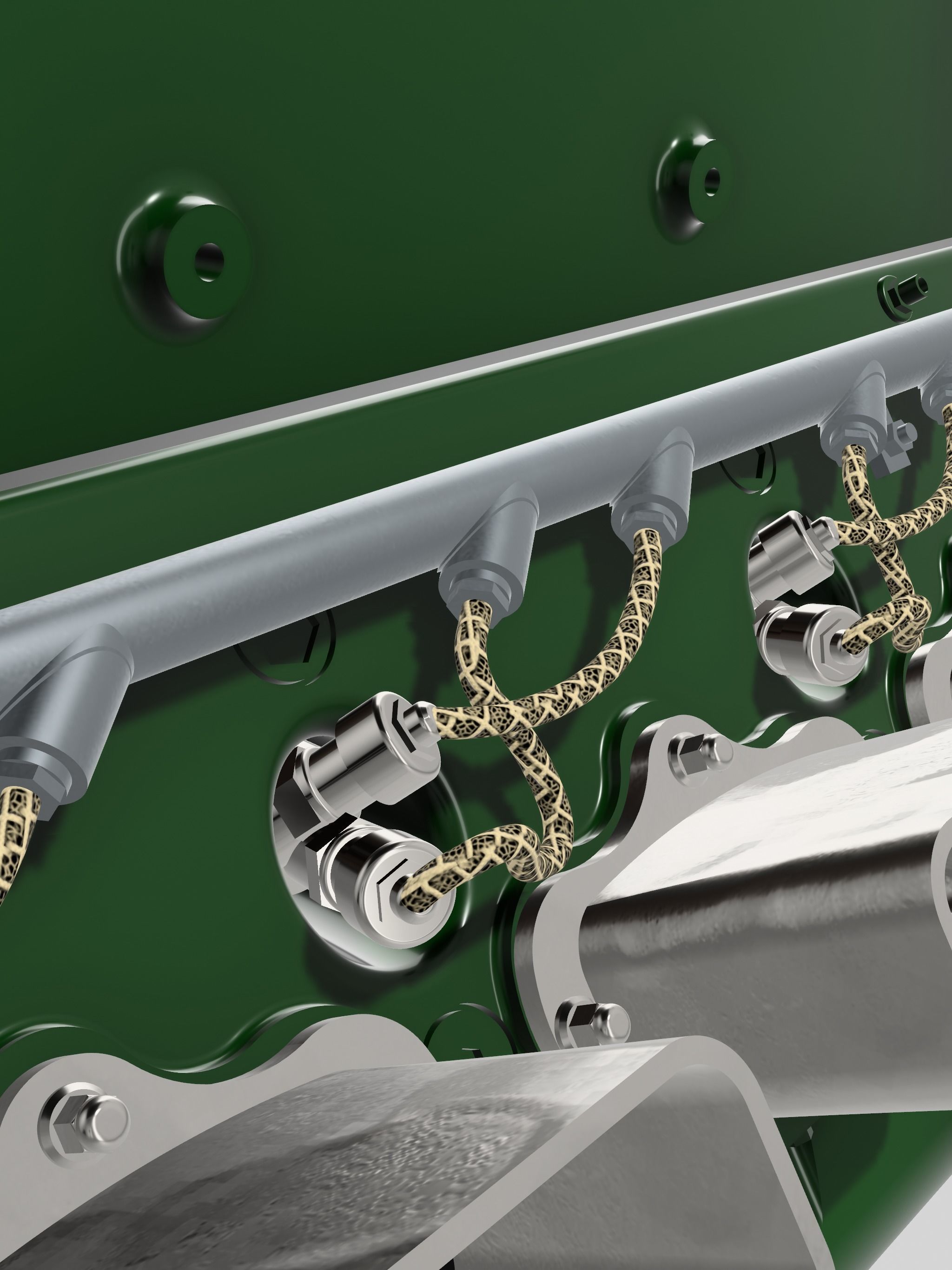 Daimler Benz DB600 V12 Supercharged Engine 3D print model_12