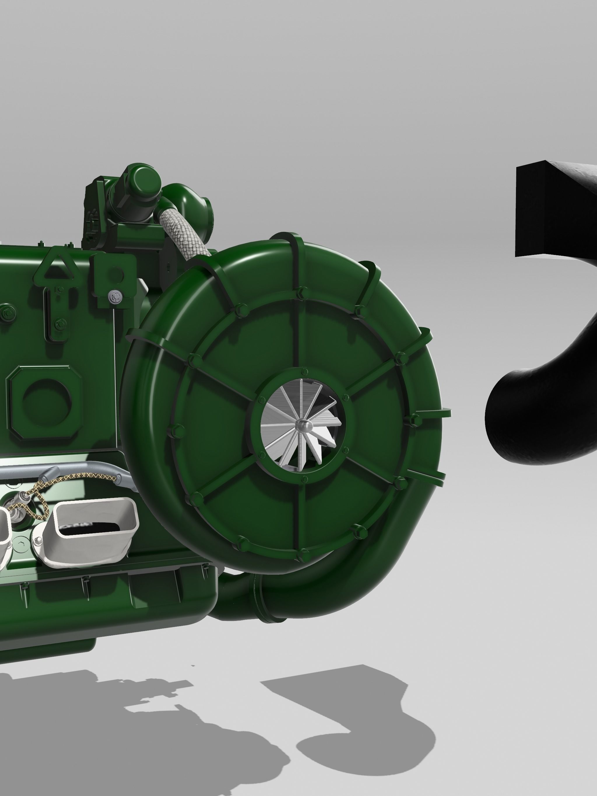 Daimler Benz DB600 V12 Supercharged Engine 3D print model_8