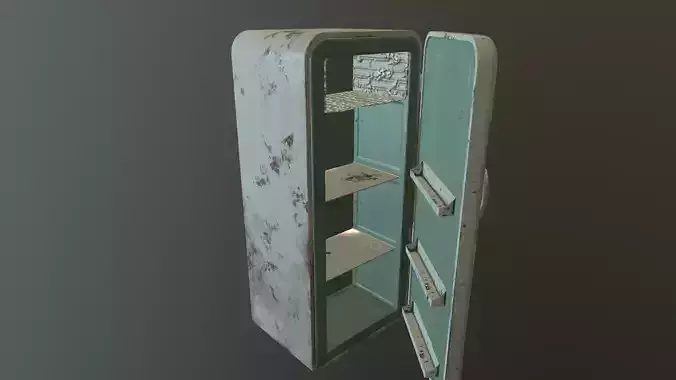 old fridge