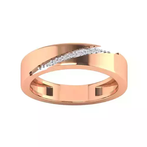 Women Band Ring STL OBJ FBX Renders Details 3D print model