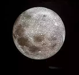 Lampara de la luna 15cm foco led gotita 3D print model