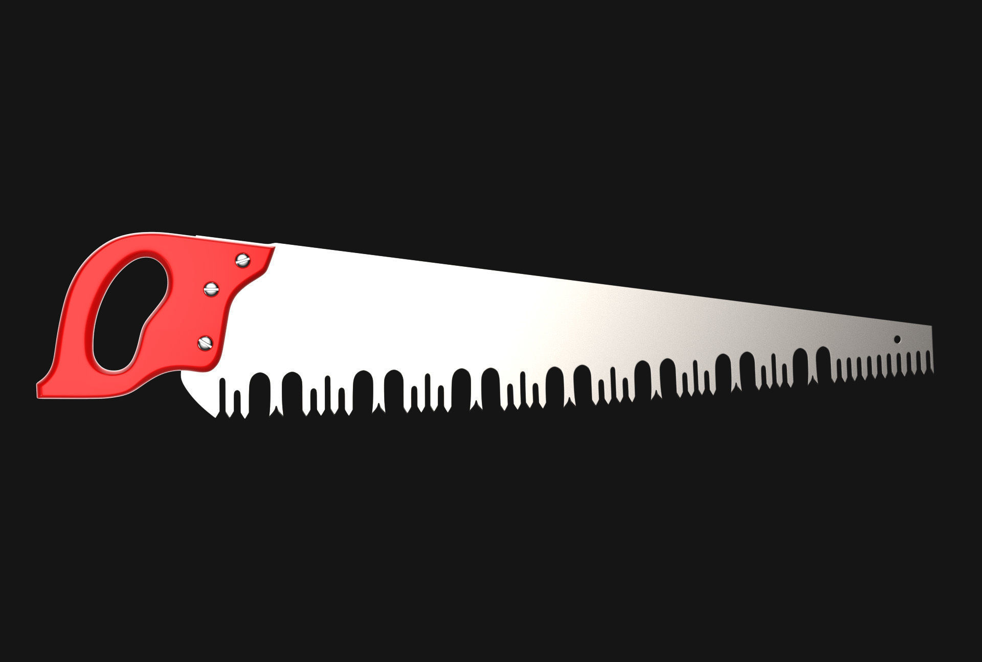 Tuttle teeth saw 3D model_4