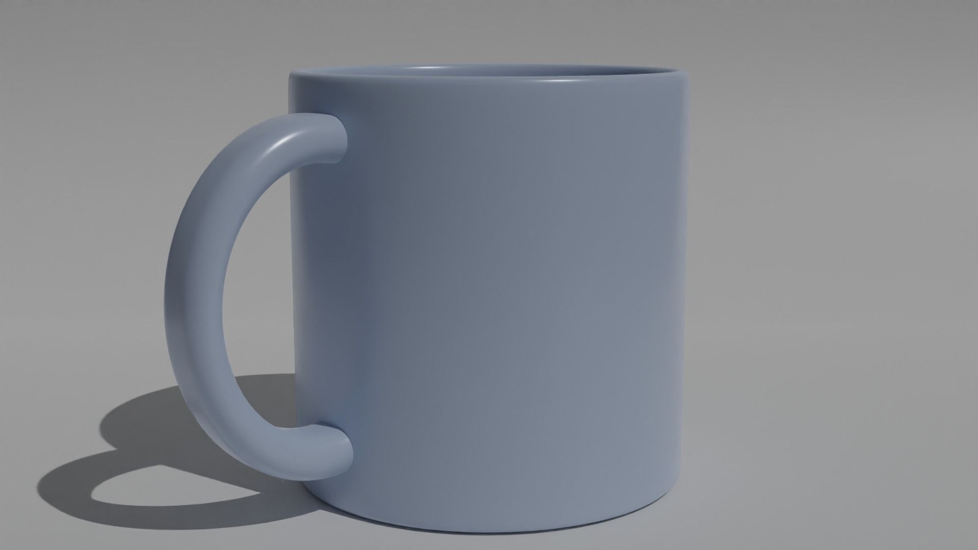 An empty Cup Free 3D model_3