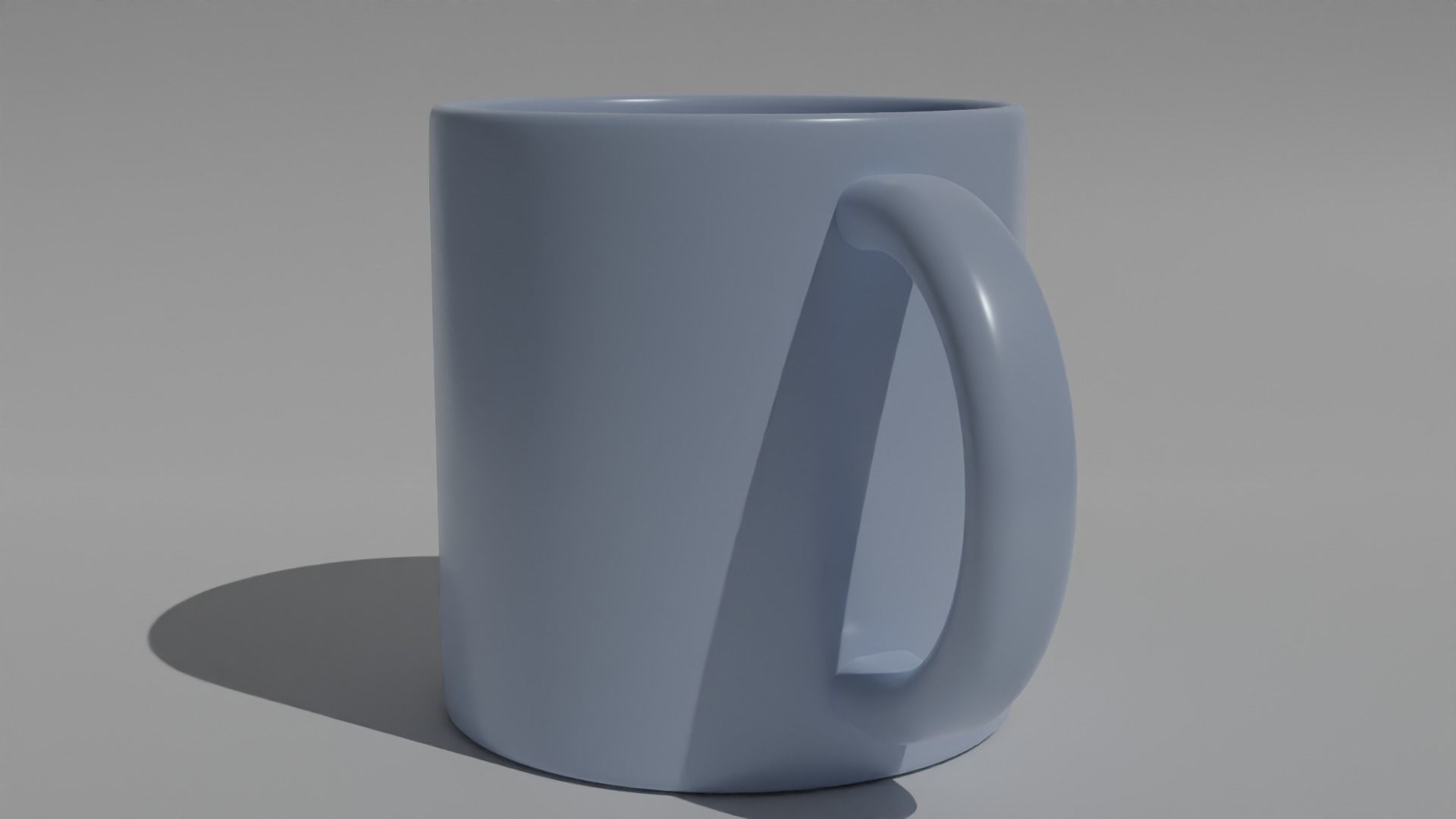 An empty Cup Free 3D model_1