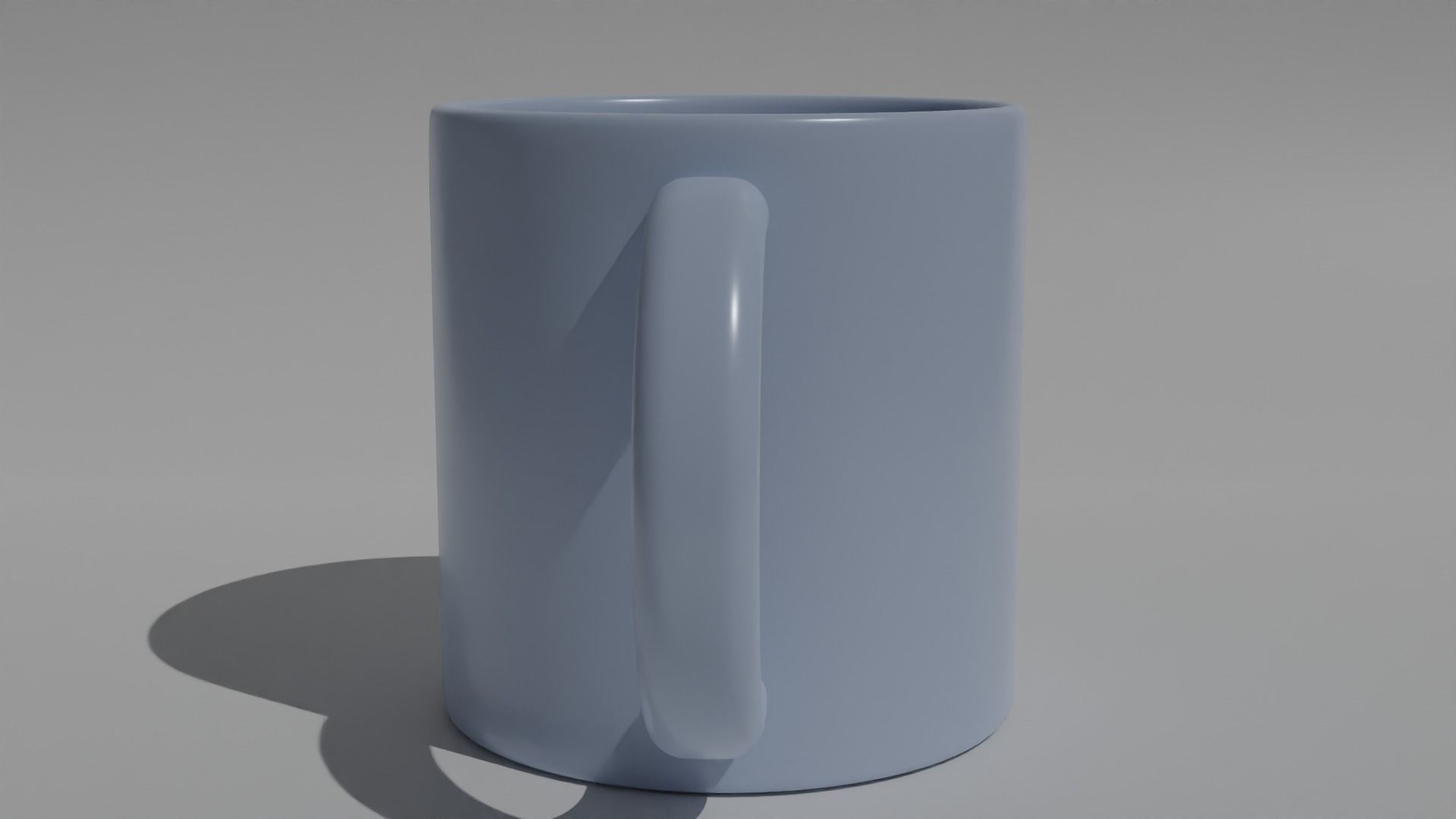 An empty Cup Free 3D model_2