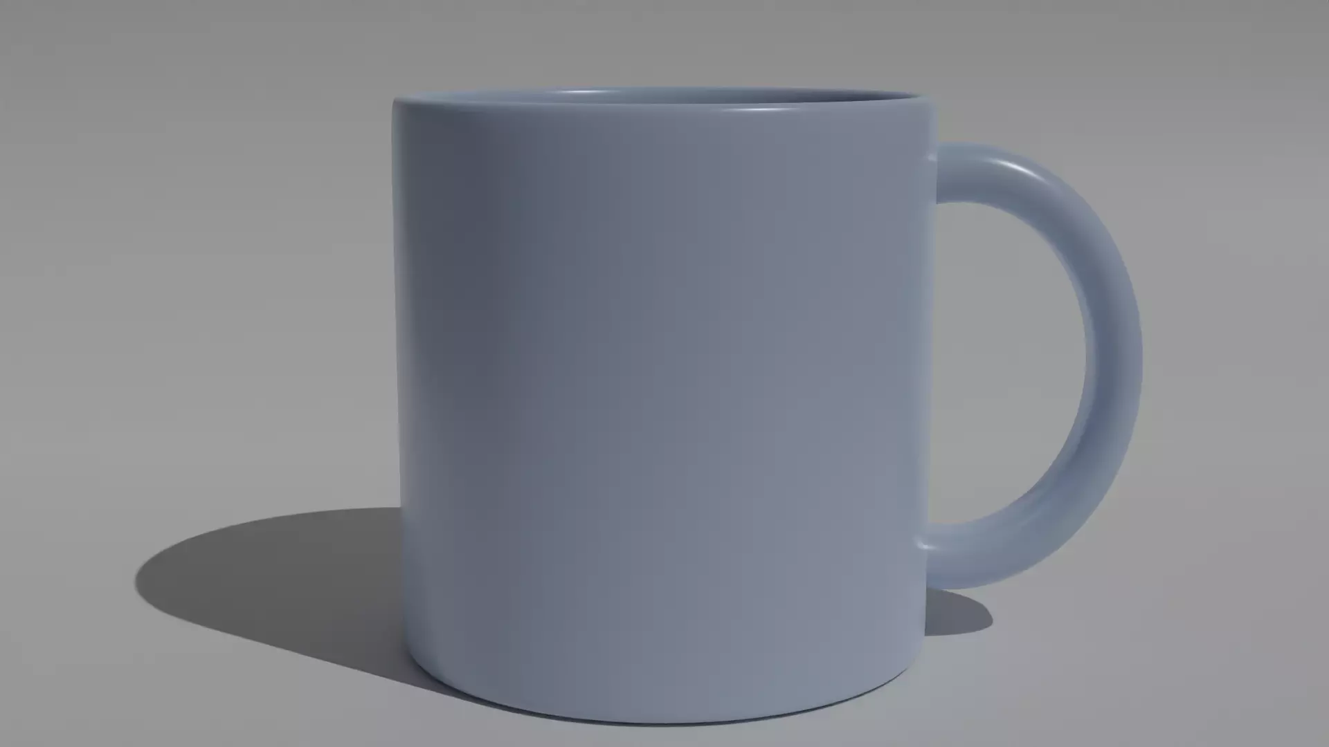 An empty Cup Free 3D model_0
