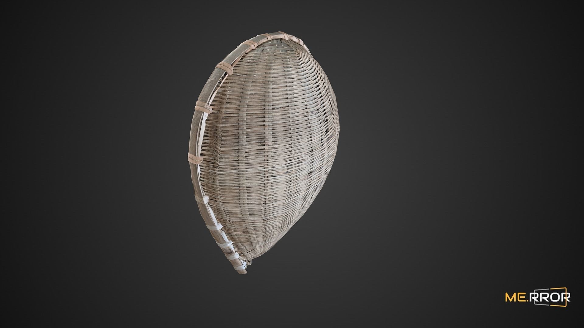 Game Ready Korean Basket Low-poly 3D model_3