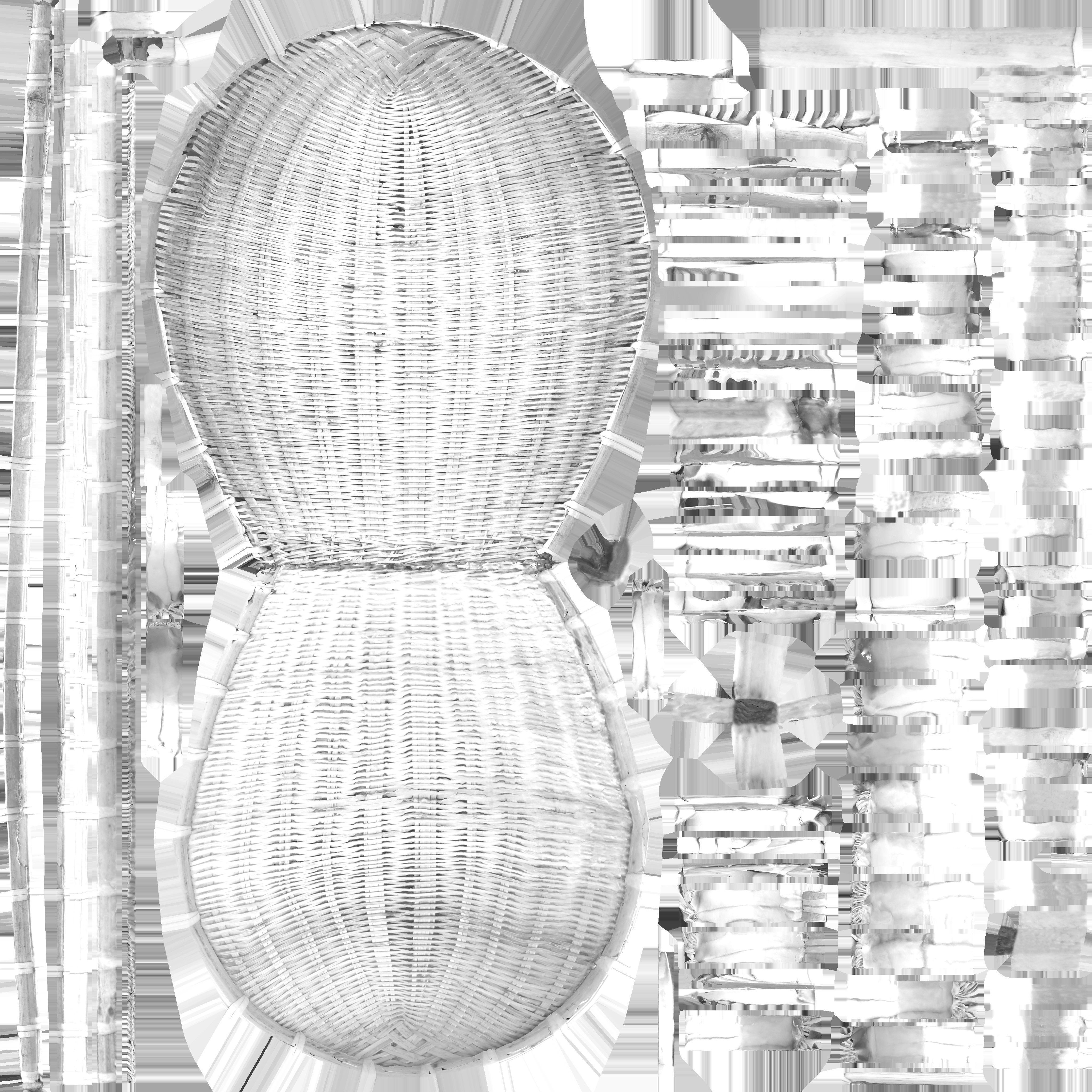 Game Ready Korean Basket Low-poly 3D model_13