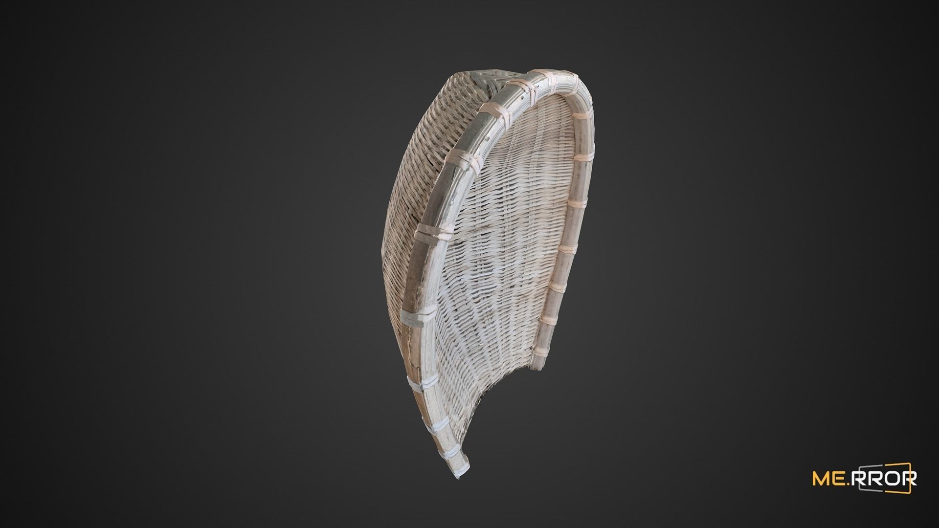 Game Ready Korean Basket Low-poly 3D model_1