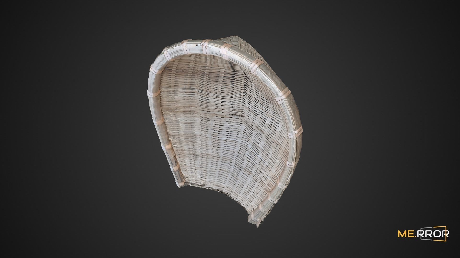 Game Ready Korean Basket Low-poly 3D model_8