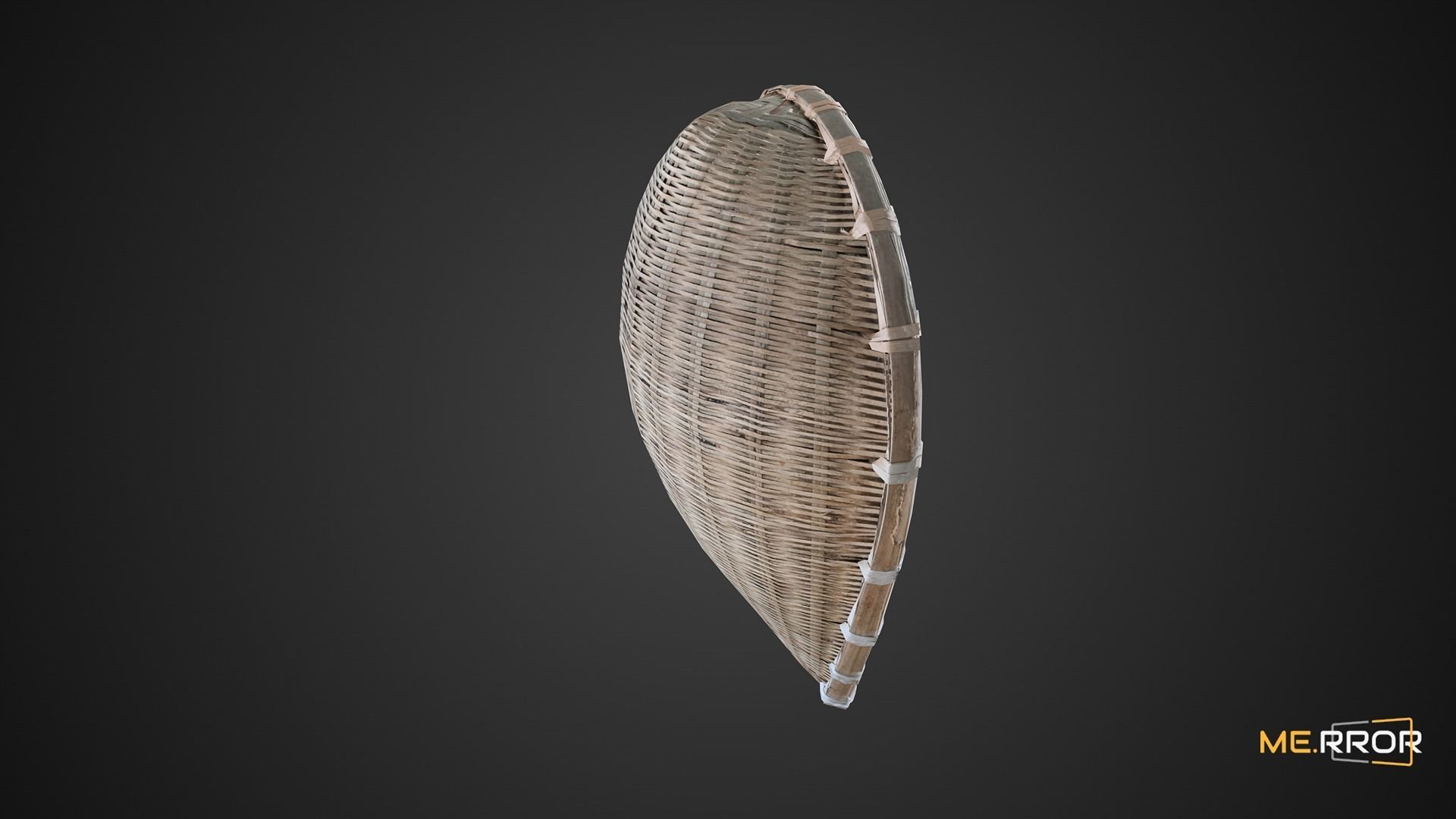 Game Ready Korean Basket Low-poly 3D model_6