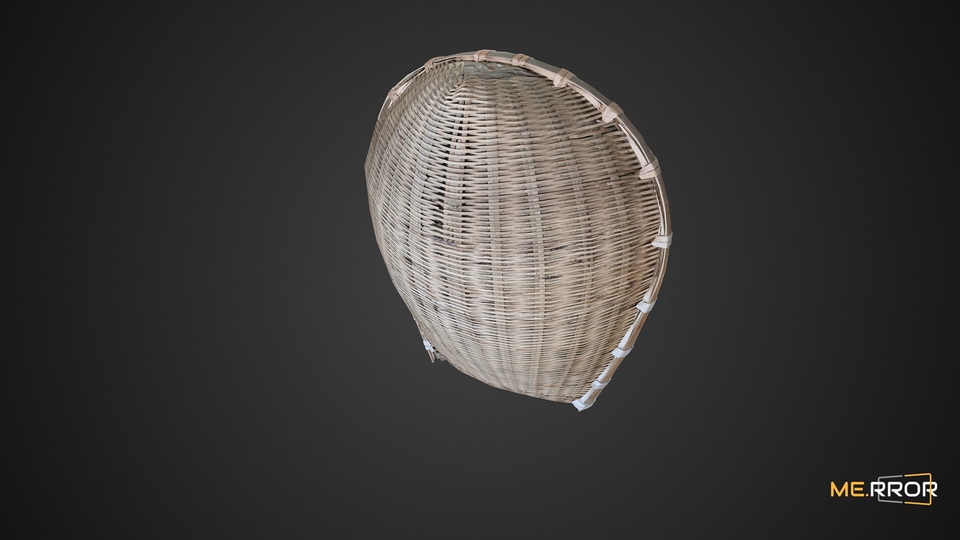 Game Ready Korean Basket Low-poly 3D model_5