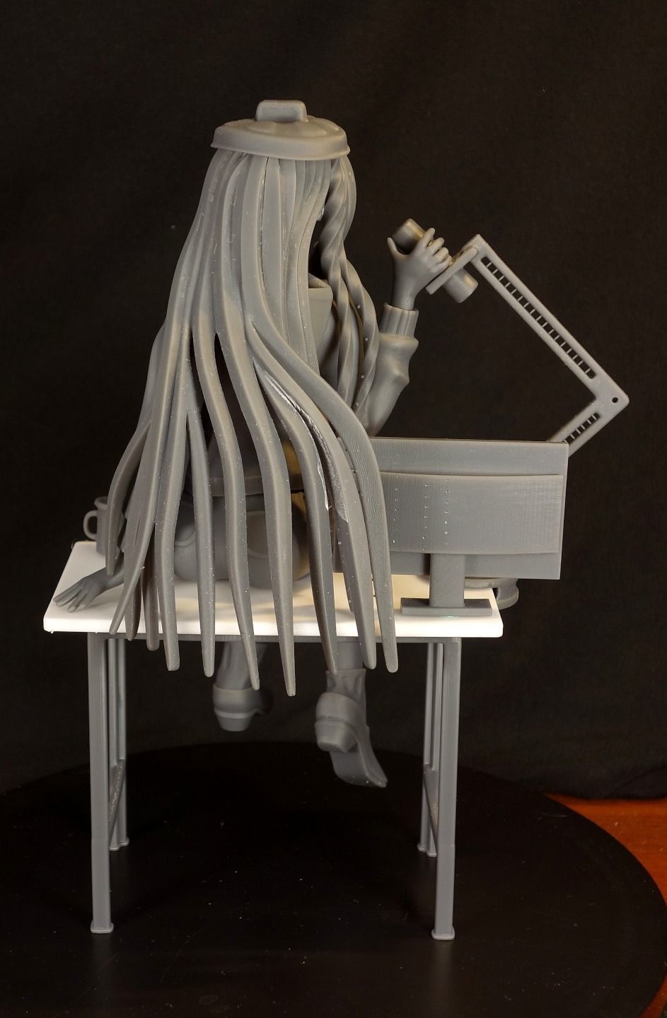 Podcast Girl by LK 3D print model_9