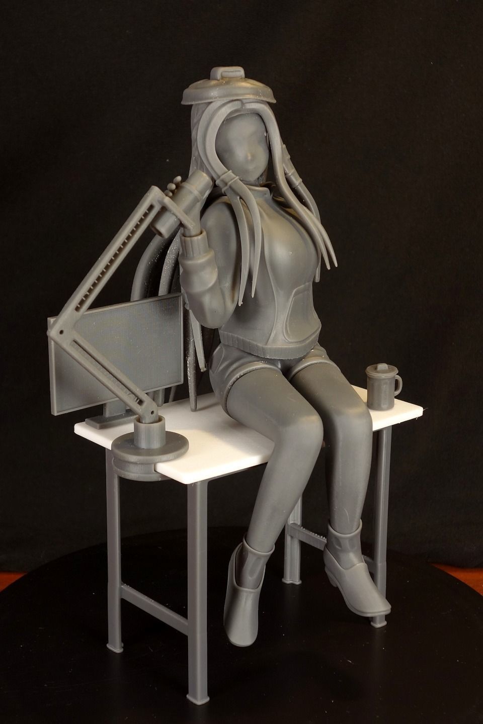 Podcast Girl by LK 3D print model_11