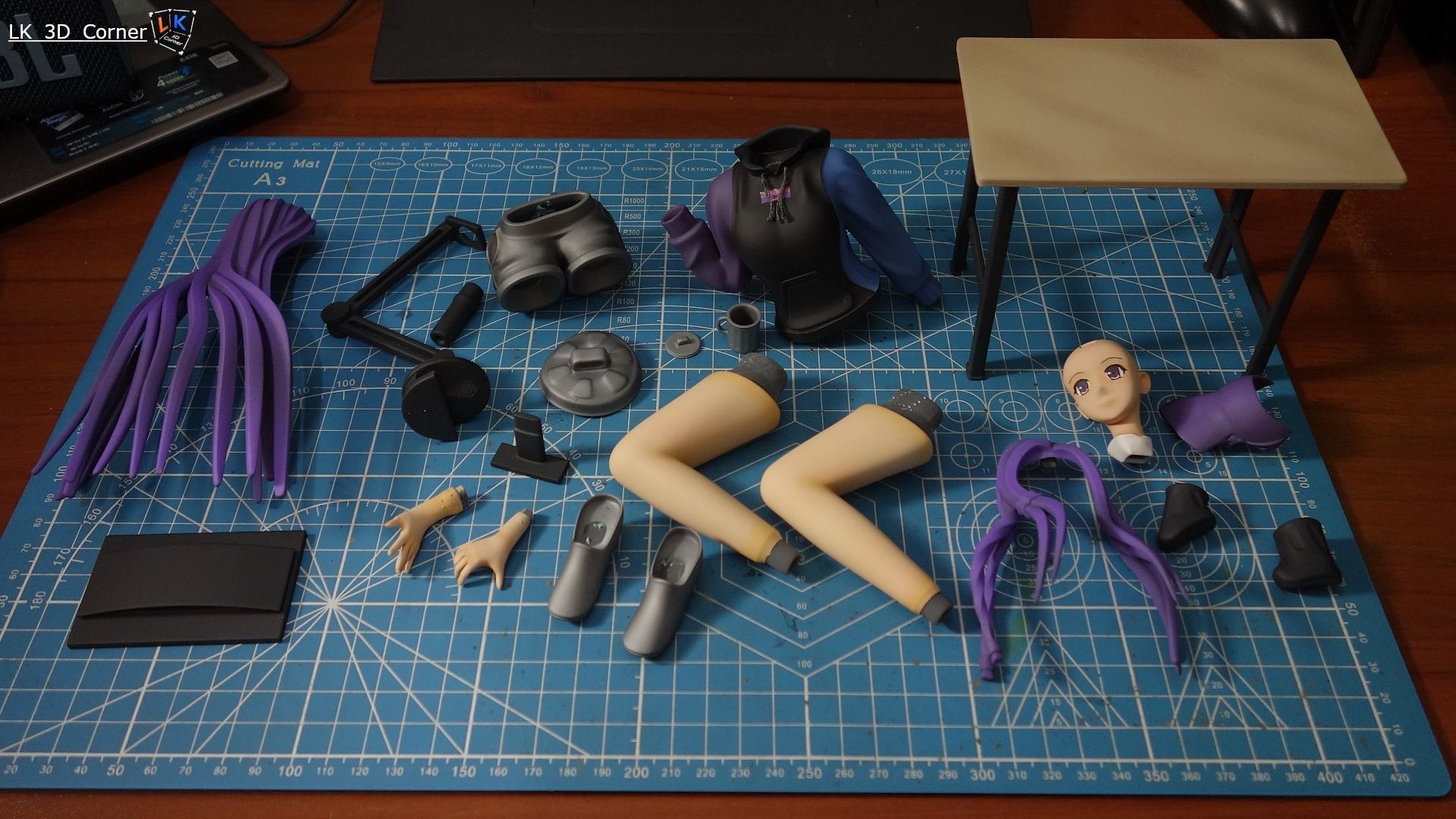 Podcast Girl by LK 3D print model_3