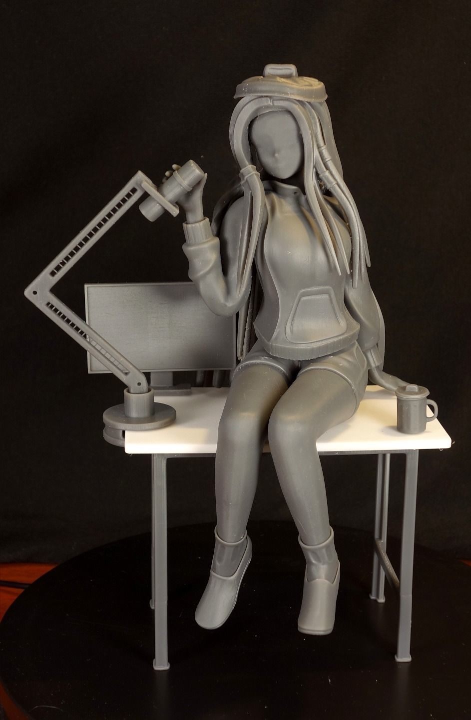 Podcast Girl by LK 3D print model_7
