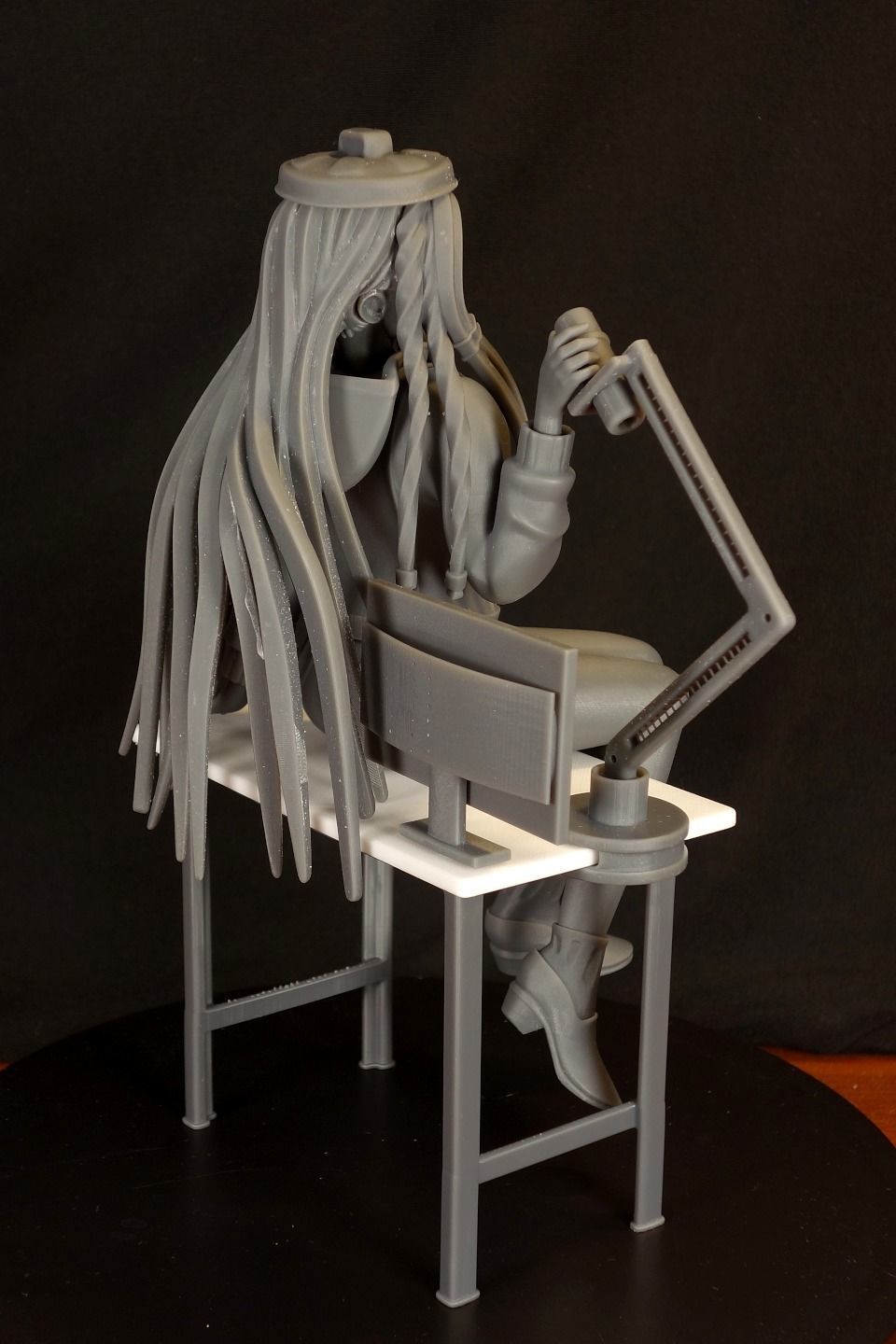 Podcast Girl by LK 3D print model_10