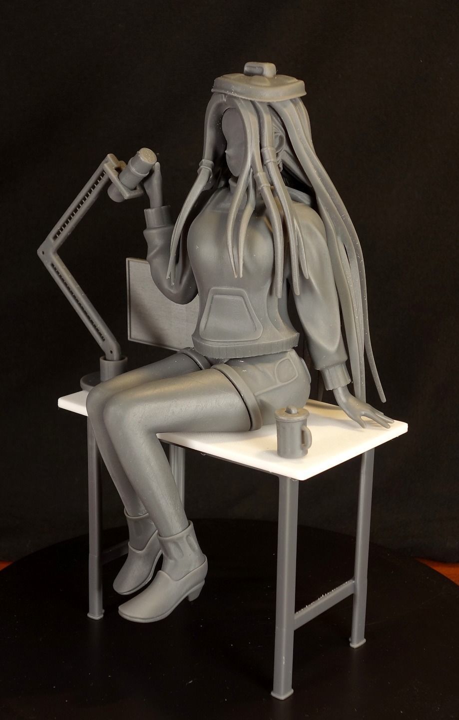 Podcast Girl by LK 3D print model_8